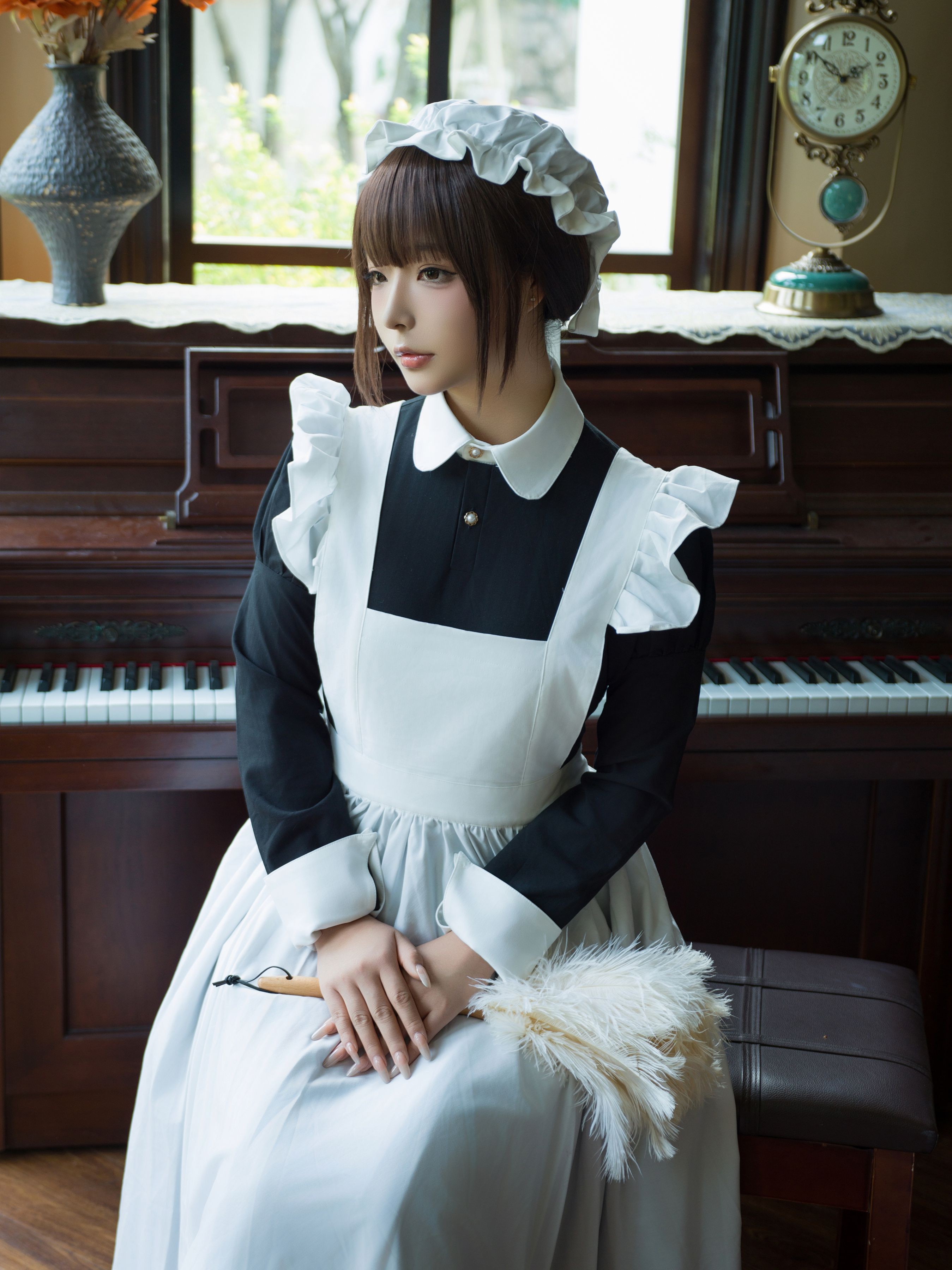 Yuuhui玉匯《女僕遊戲》147P1V Cosplay寫真