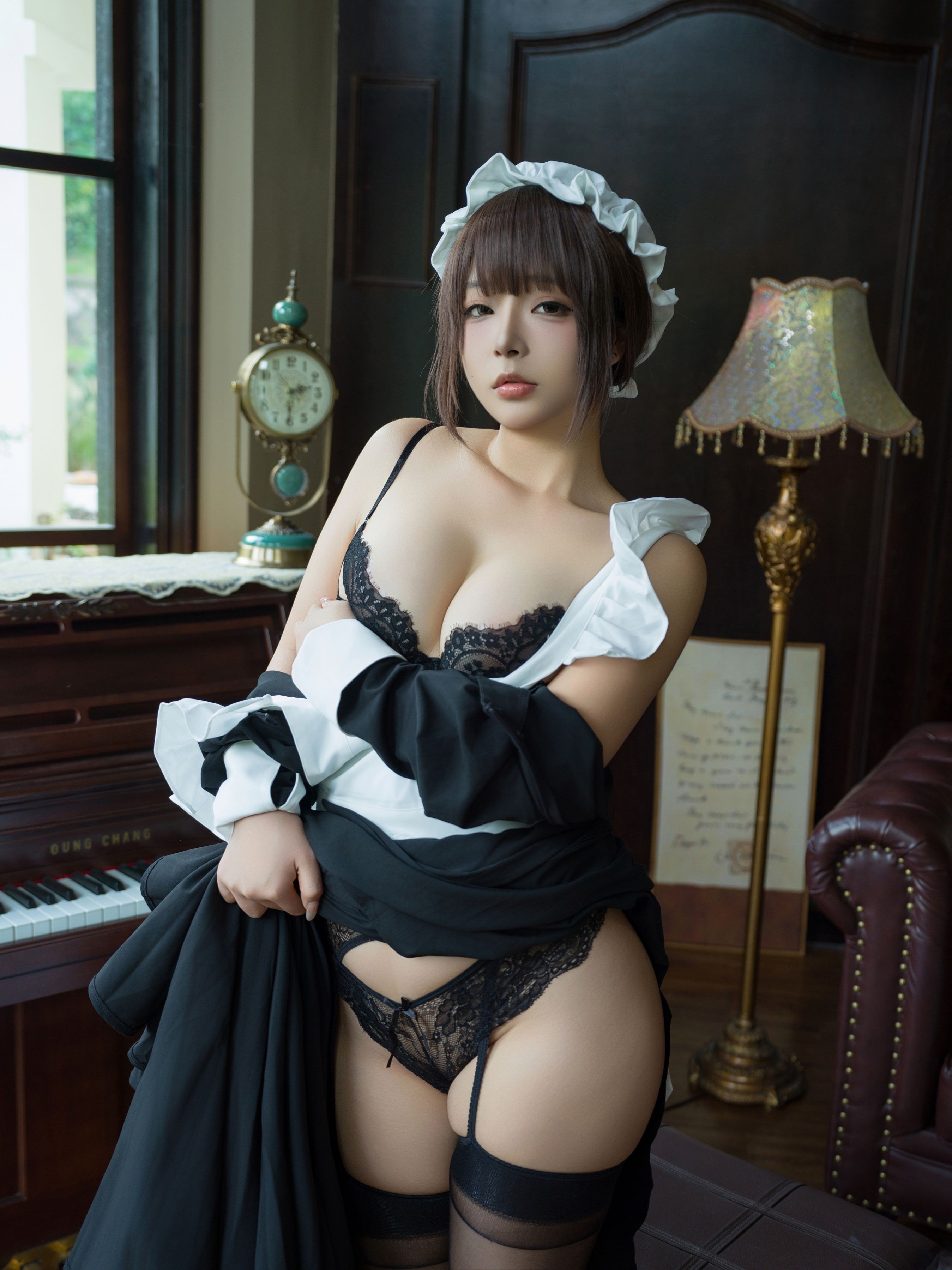 Yuuhui玉匯《女僕遊戲》147P1V Cosplay寫真