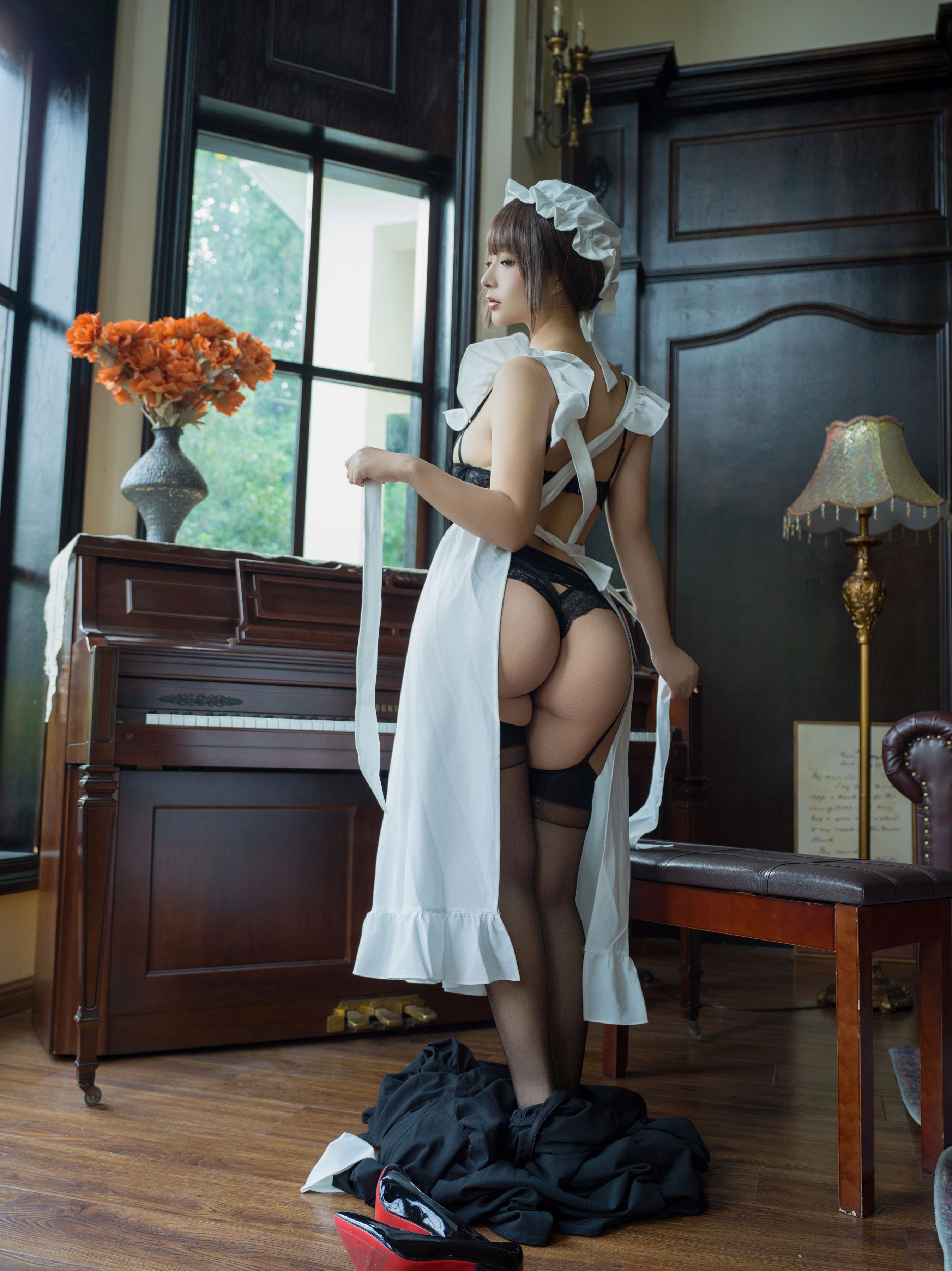 Yuuhui玉匯《女僕遊戲》147P1V Cosplay寫真