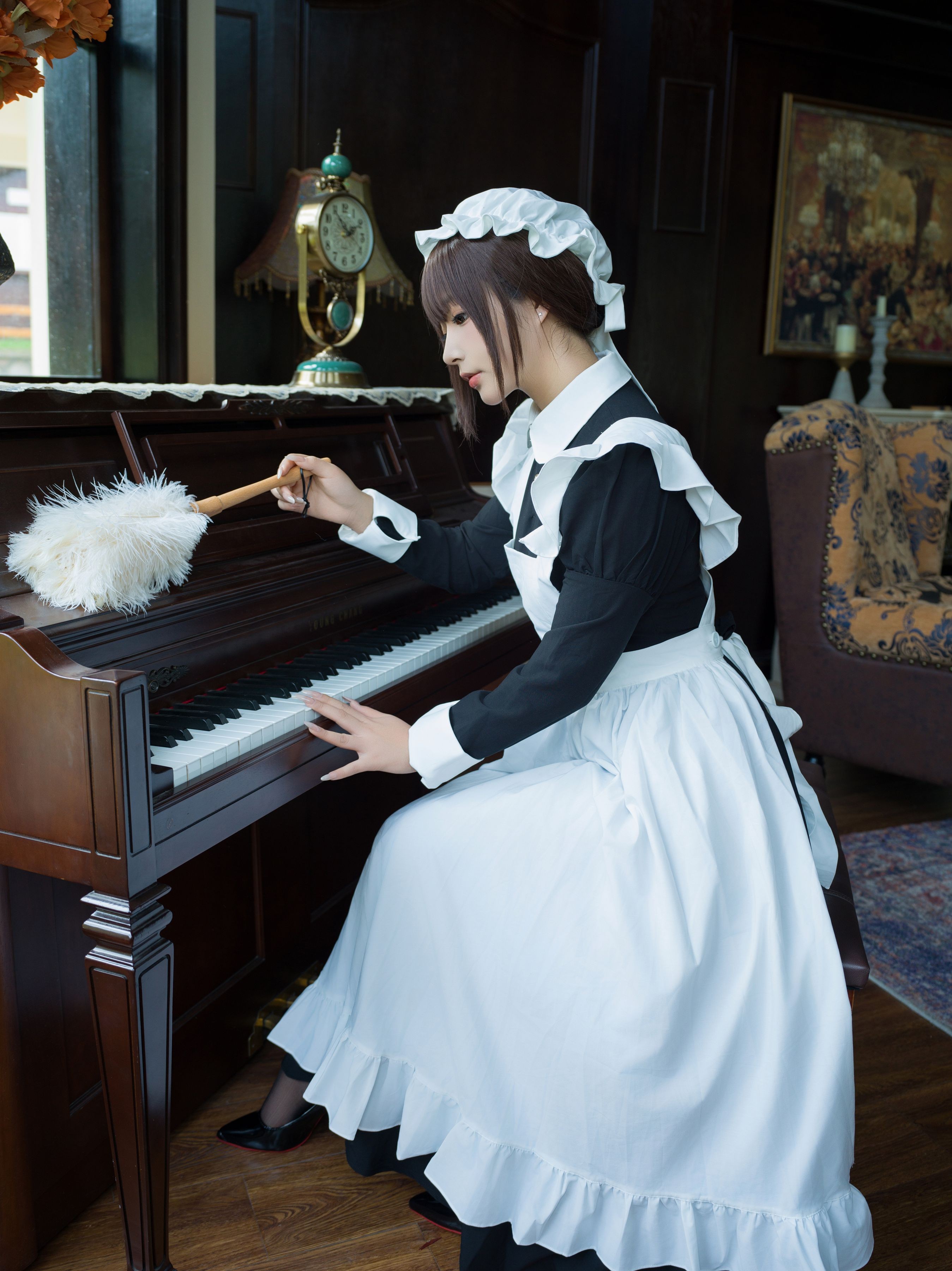 Yuuhui玉匯《女僕遊戲》147P1V Cosplay寫真