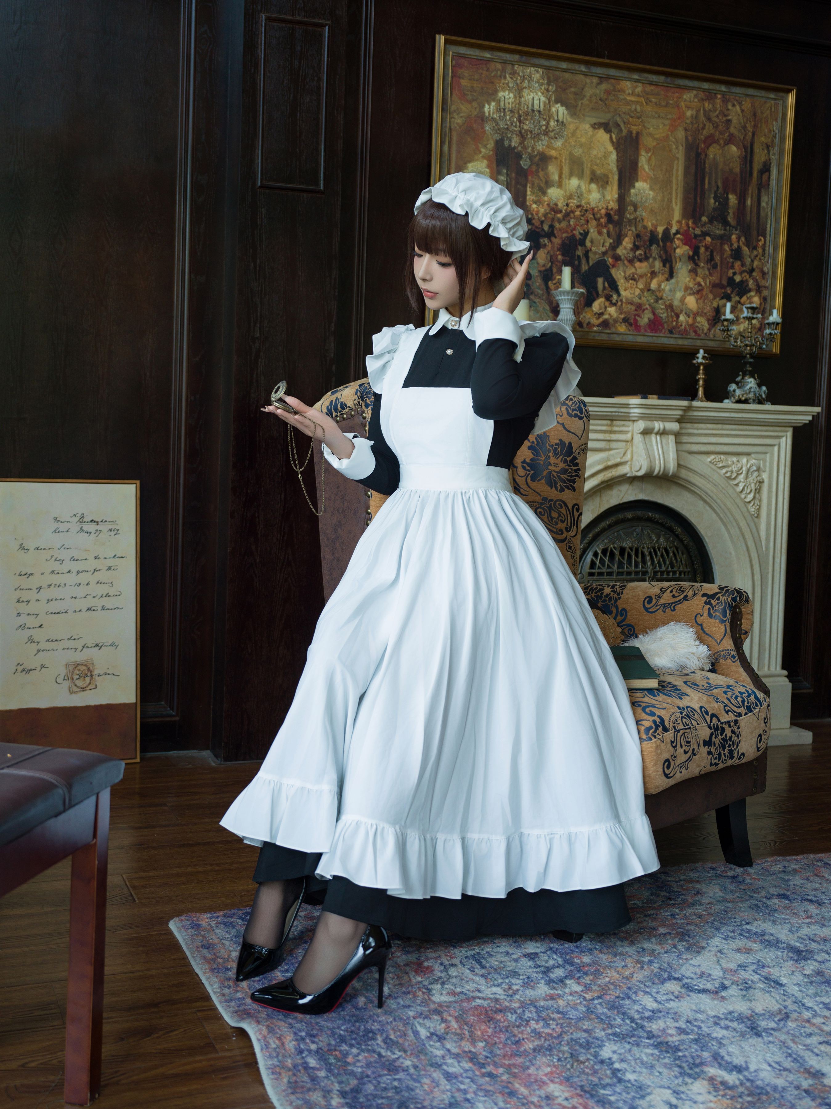 Yuuhui玉匯《女僕遊戲》147P1V Cosplay寫真