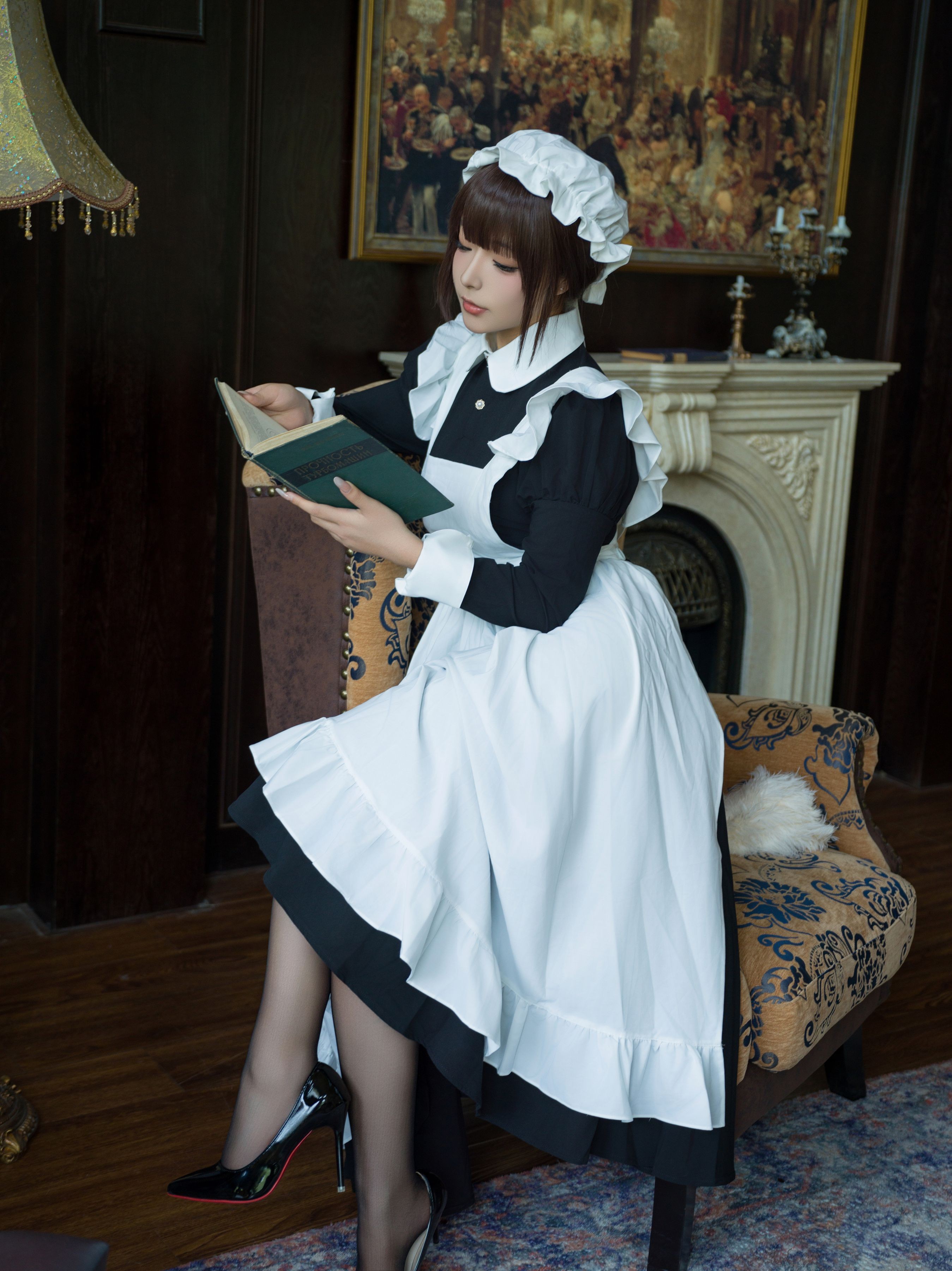 Yuuhui玉匯《女僕遊戲》147P1V Cosplay寫真