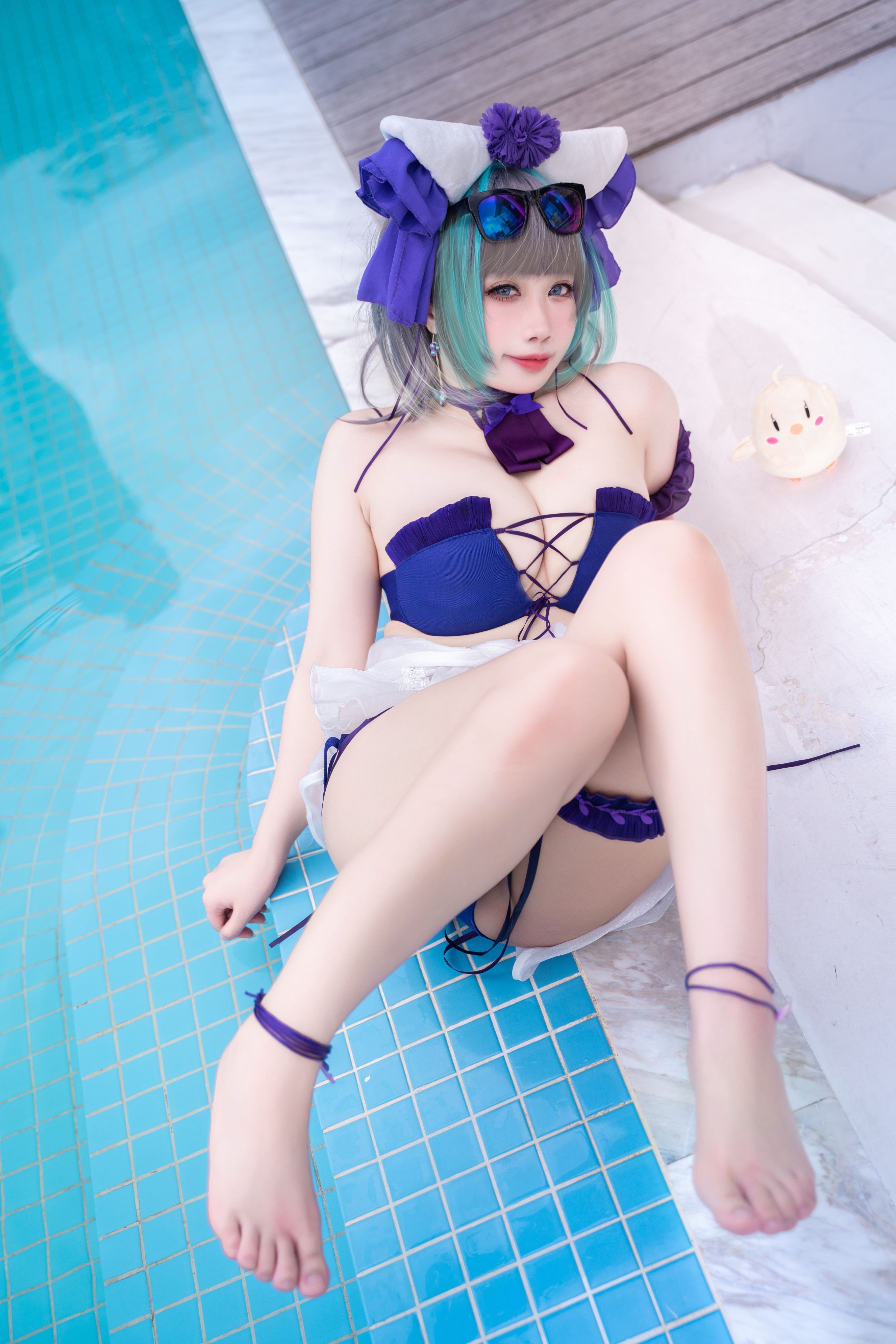 Zhenzi Mitao - Azur Lane Cheshire Bộ đồ bơi 60P1V