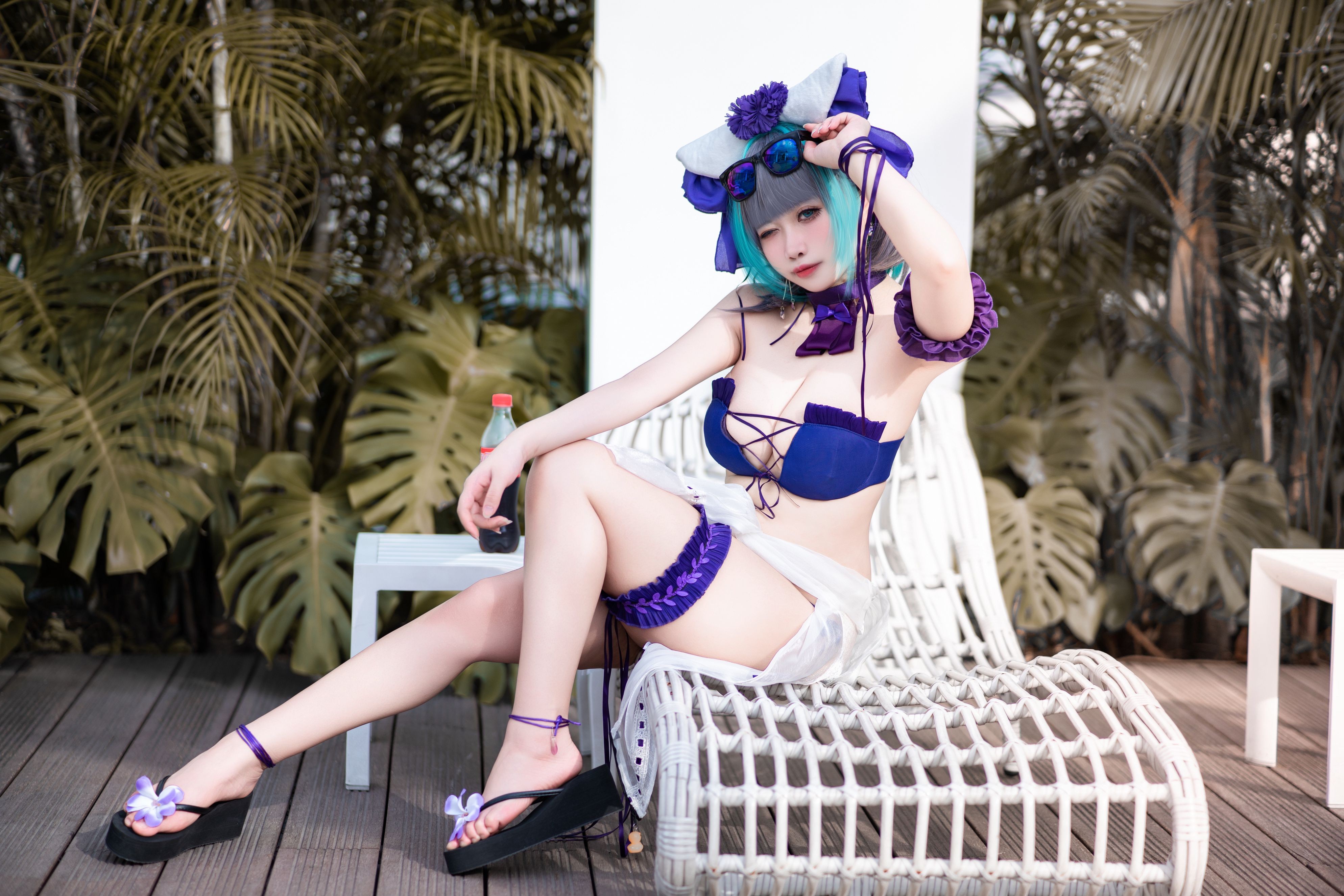 Zhenzi Mitao - Azur Lane Cheshire Bộ đồ bơi 60P1V
