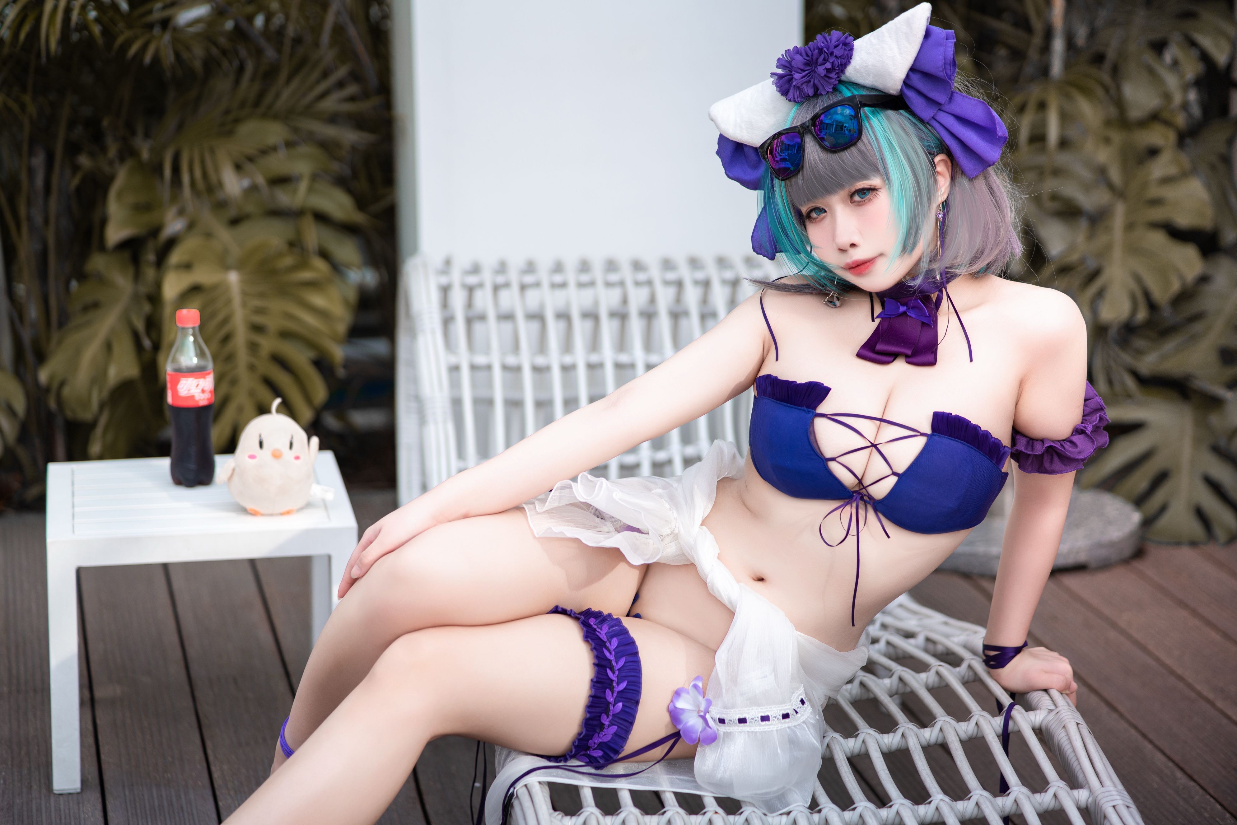 Zhenzi Mitao - Azur Lane Cheshire Bộ đồ bơi 60P1V