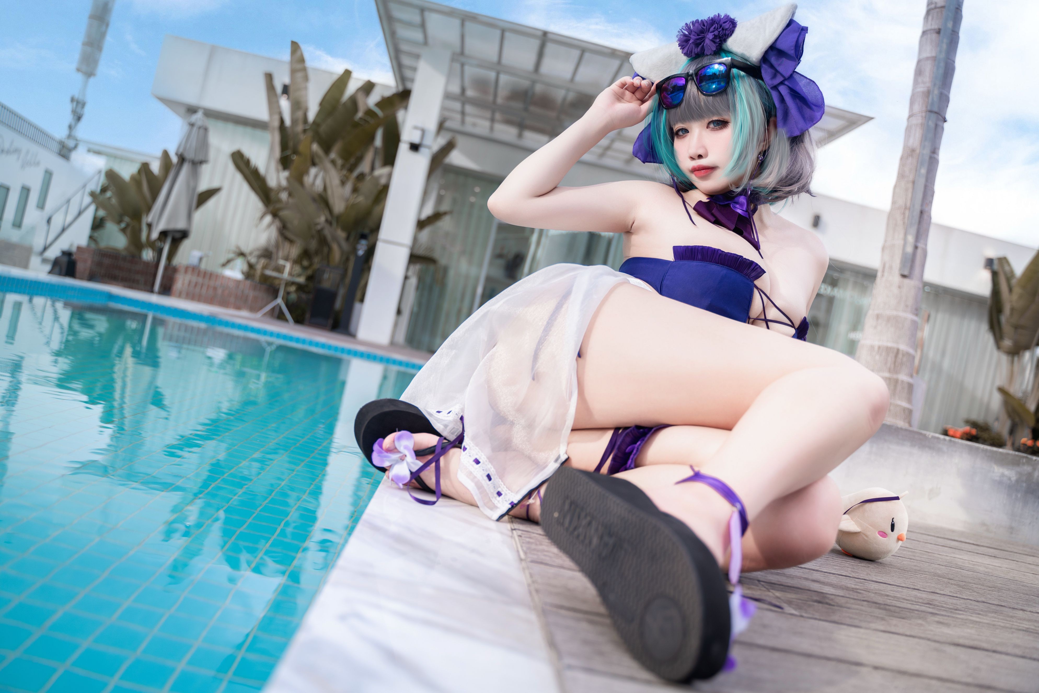 Zhenzi Mitao - Azur Lane Cheshire Bộ đồ bơi 60P1V