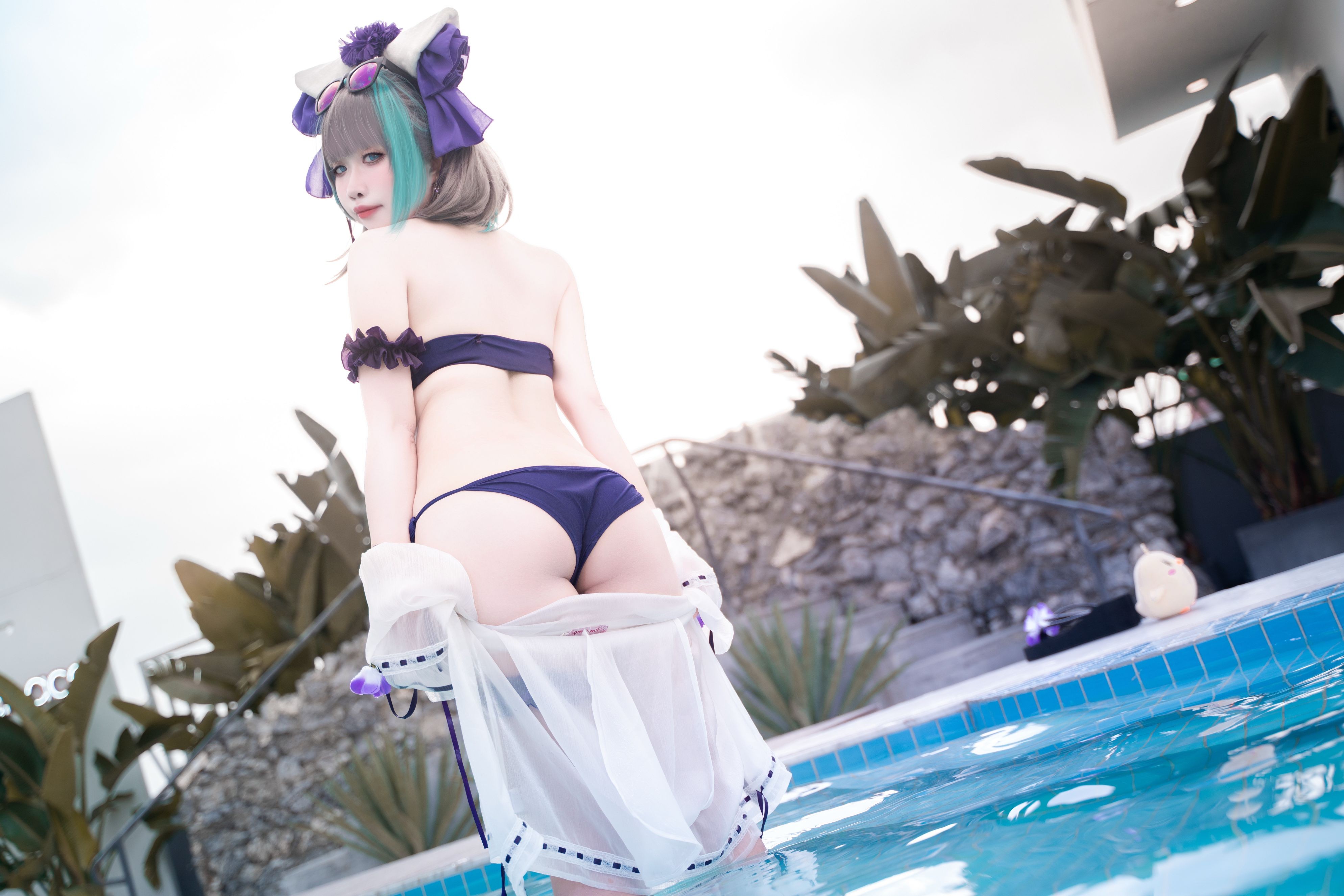 Zhenzi Mitao - Azur Lane Cheshire Bộ đồ bơi 60P1V