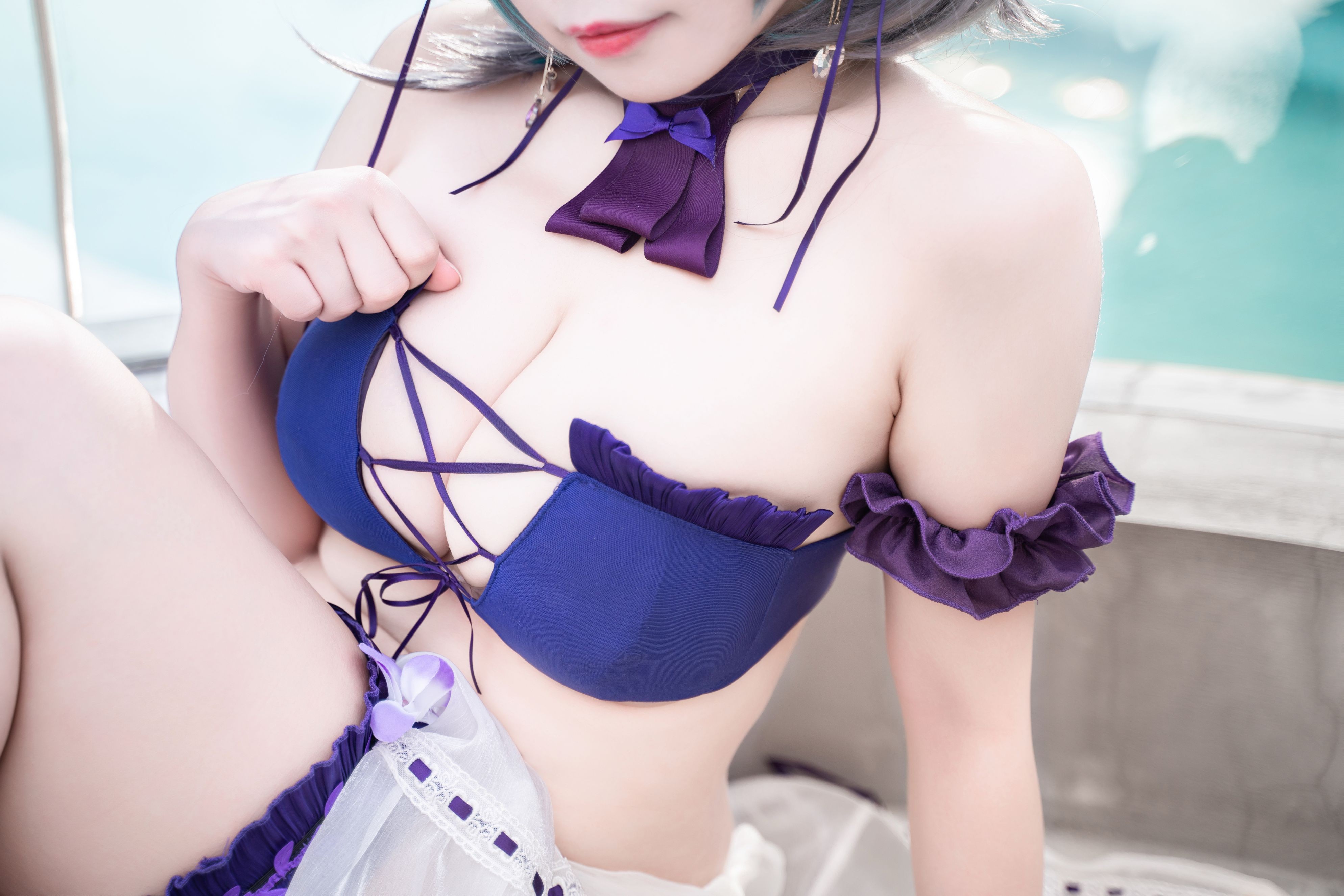 Zhenzi Mitao - Azur Lane Cheshire Bộ đồ bơi 60P1V