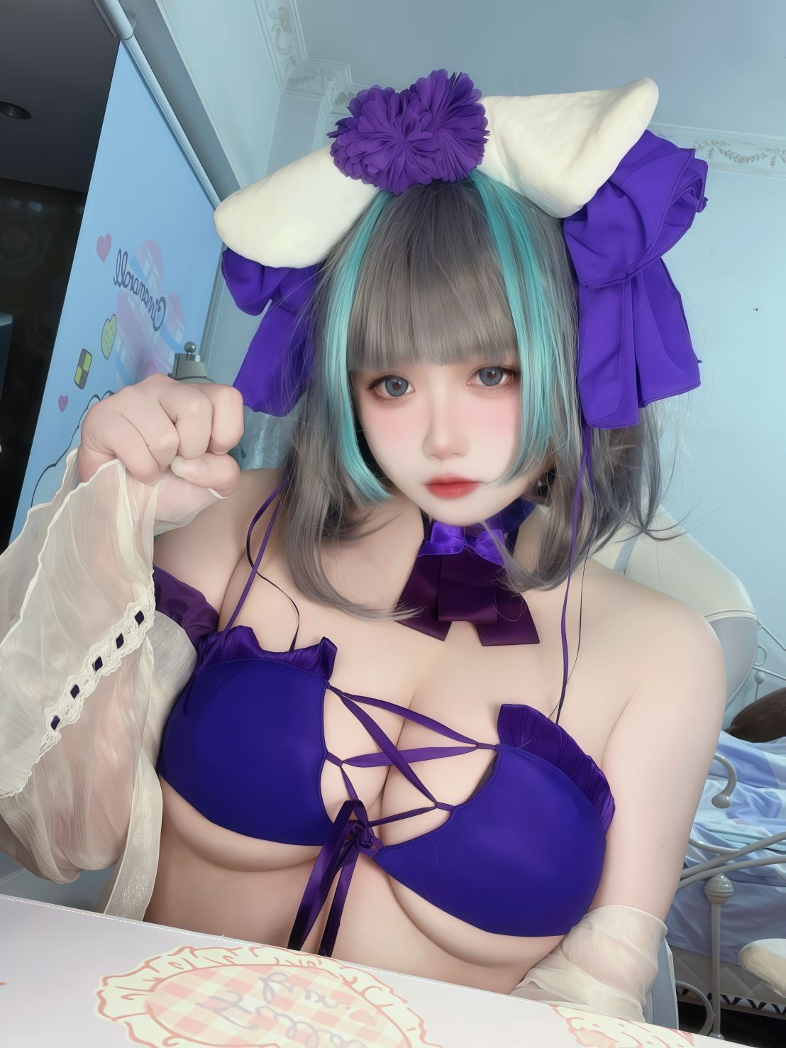 Zhenzi Mitao - Azur Lane Cheshire Bộ đồ bơi 60P1V