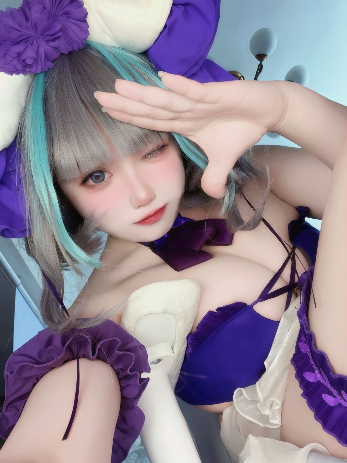Zhenzi Mitao - Azur Lane Cheshire Bộ đồ bơi 60P1V