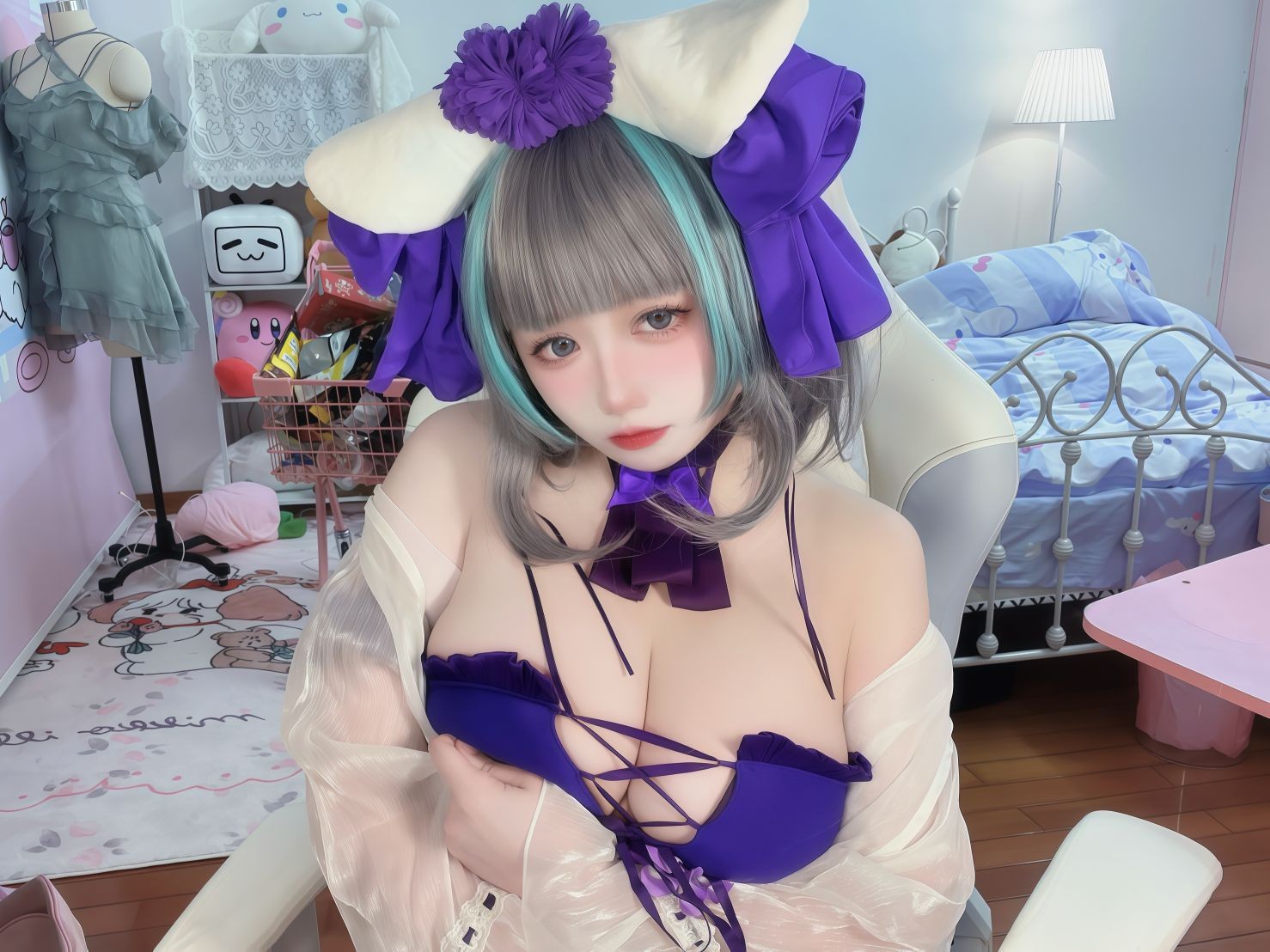 Zhenzi Mitao - Azur Lane Cheshire Bộ đồ bơi 60P1V