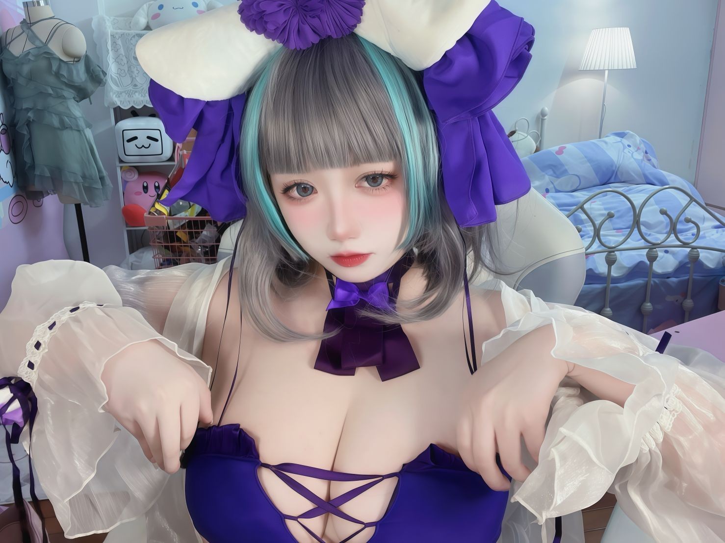 Zhenzi Mitao - Azur Lane Cheshire Bộ đồ bơi 60P1V