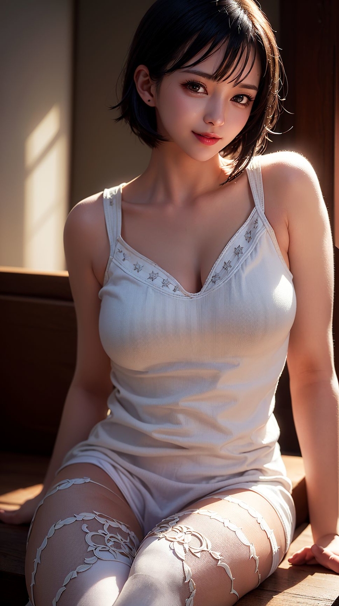 AI 生成~克里斯-短髮女孩