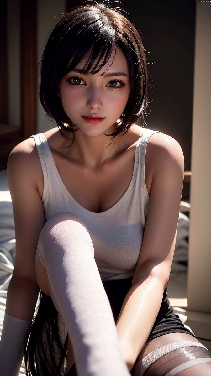 AI 生成~克里斯-短髮女孩