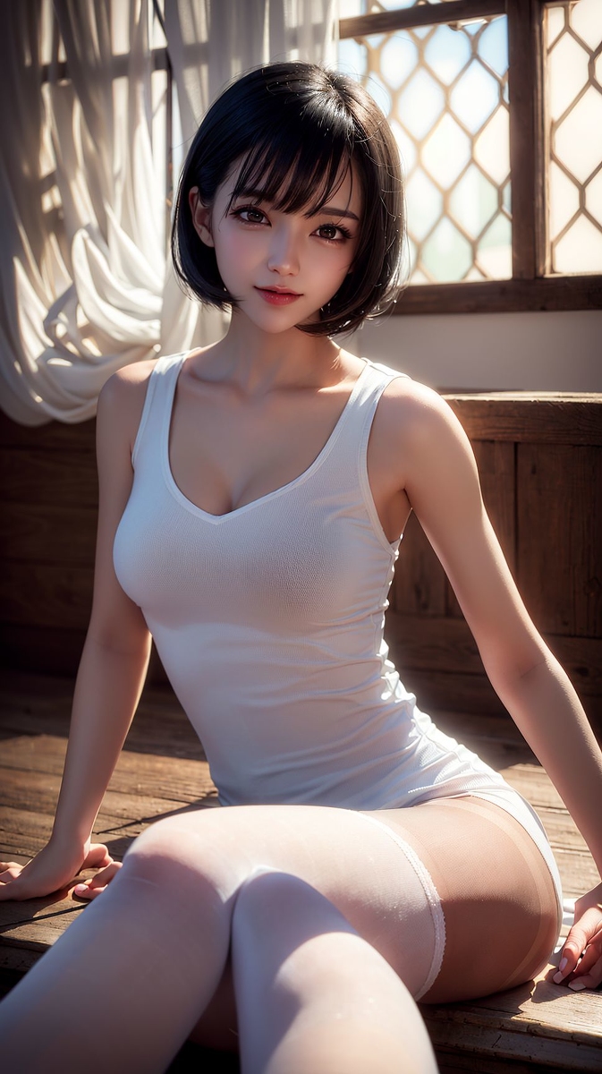 AI 生成~克里斯-短髮女孩