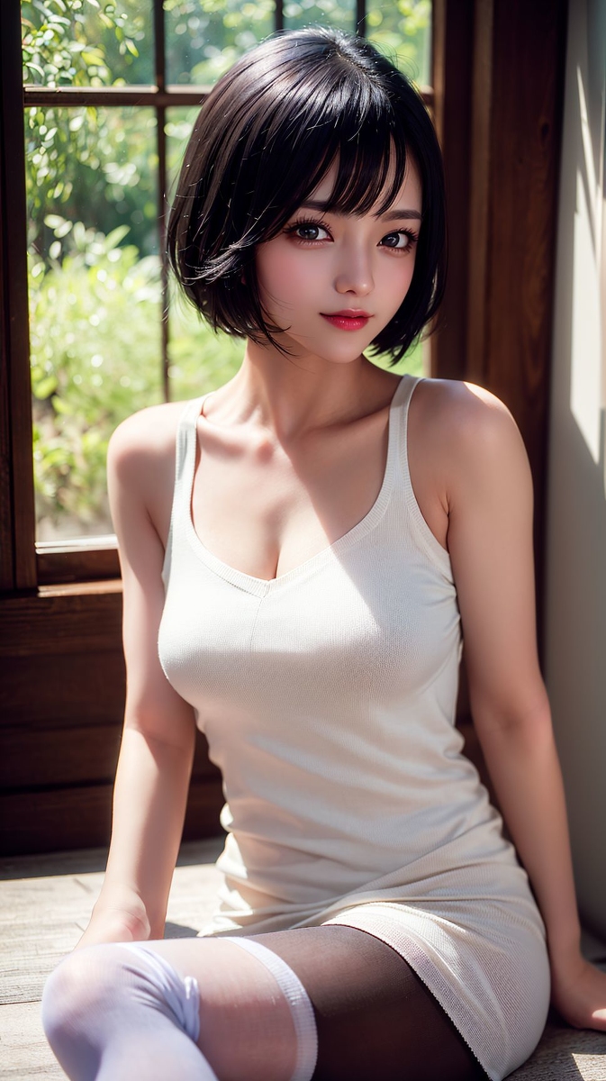 AI 生成~克里斯-短髮女孩