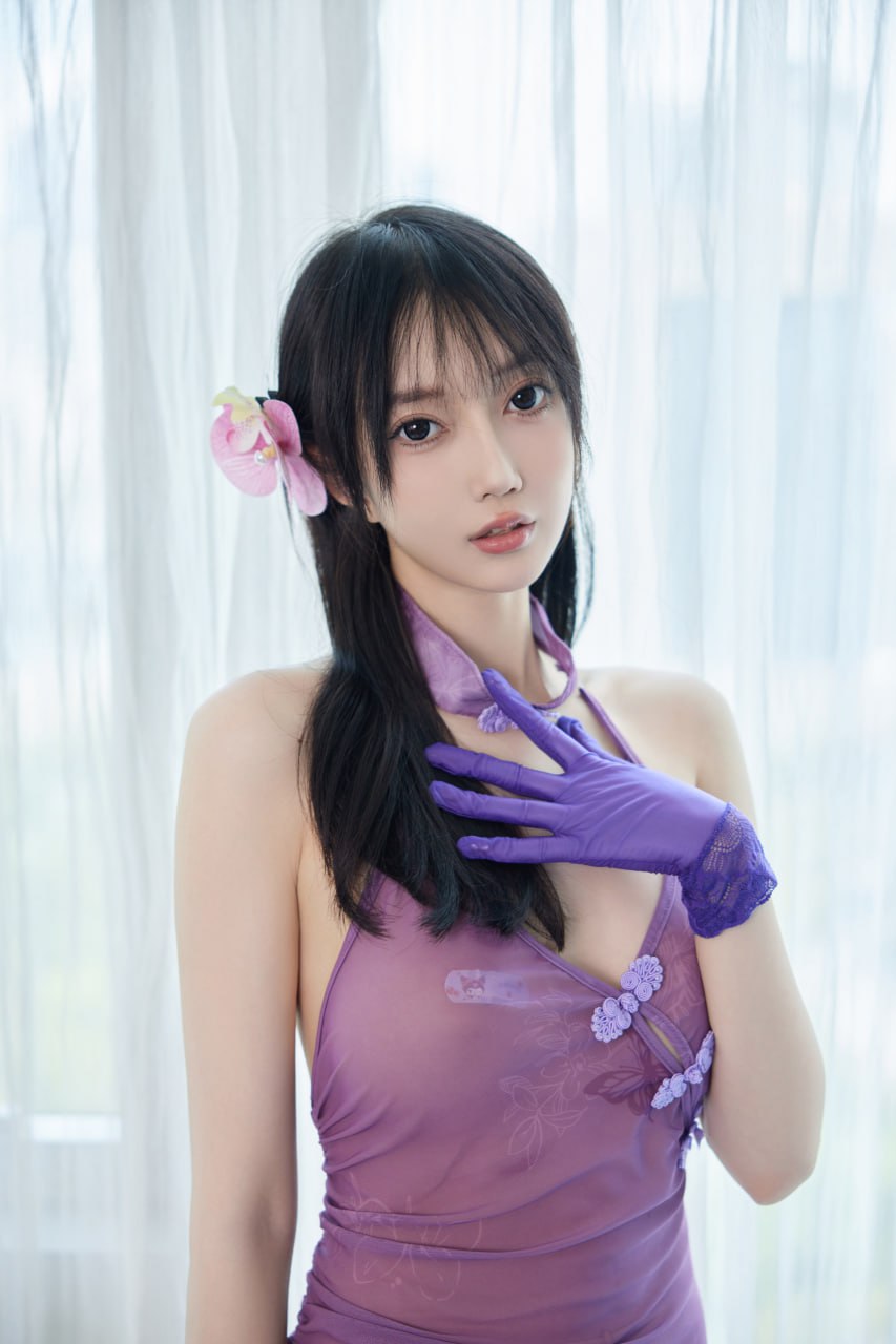 玥兒玥兒 - 紫色薄紗