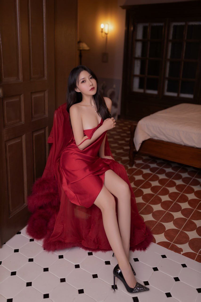 鱼子酱Fish 玫瑰钻石内衣 写真セット