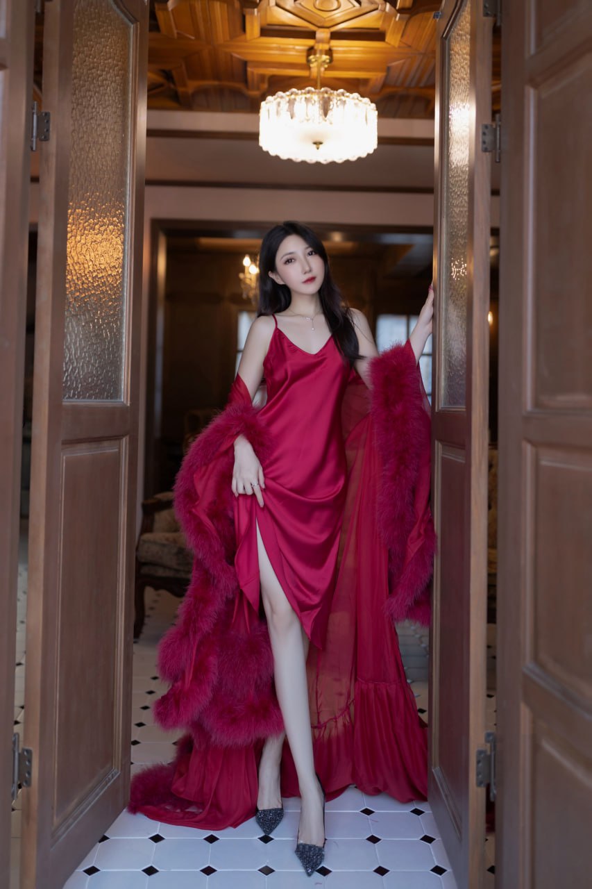鱼子酱Fish 玫瑰钻石内衣 写真セット