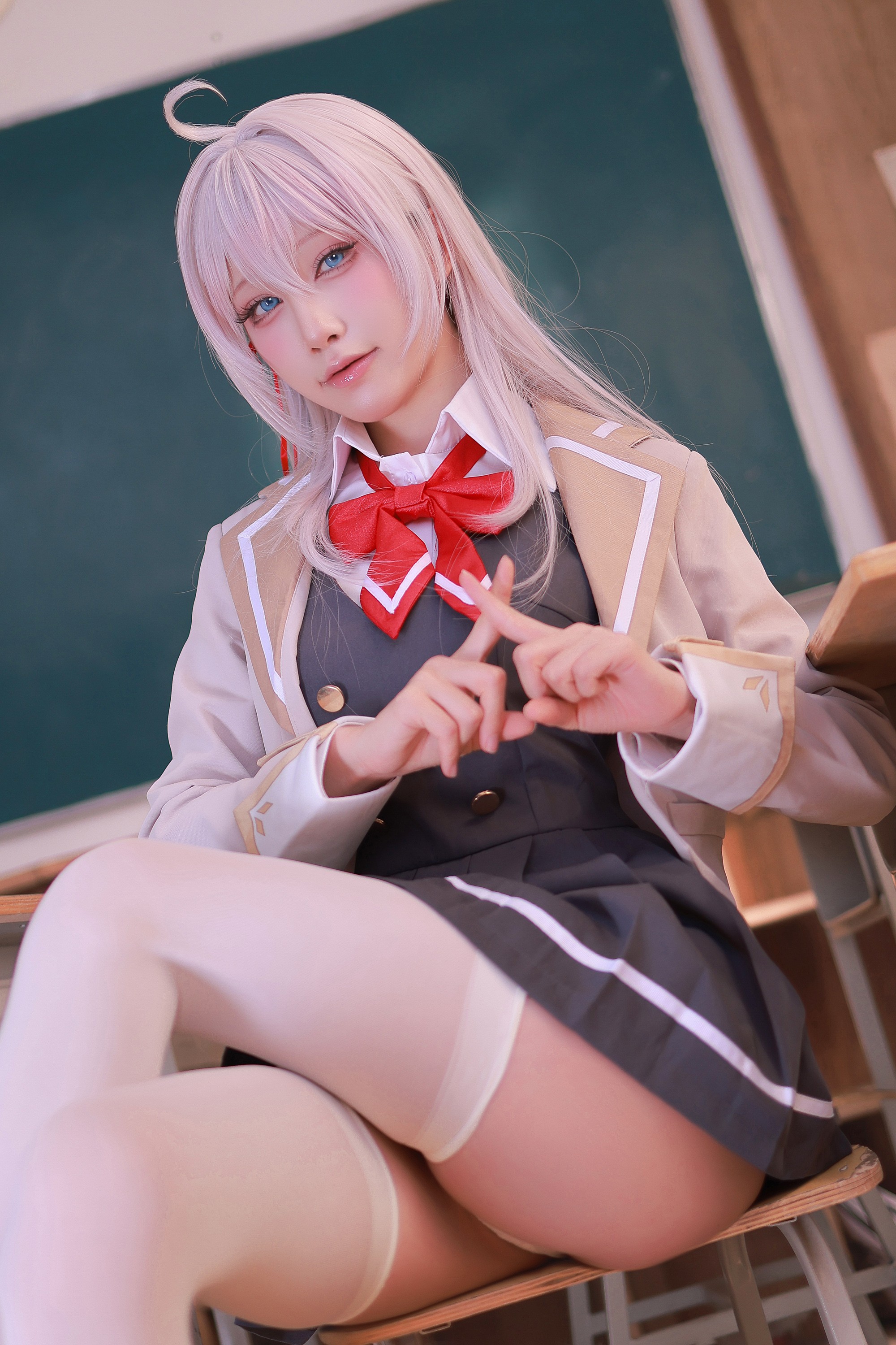 ชุดภาพคอสเพลย์ห้องเรียน Mizumiao Aqua Alya Classmate