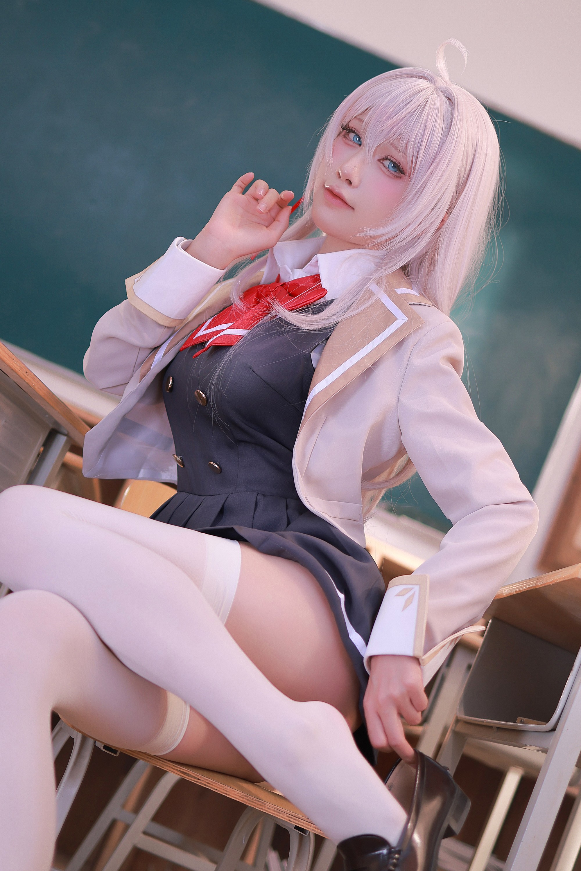 ชุดภาพคอสเพลย์ห้องเรียน Mizumiao Aqua Alya Classmate