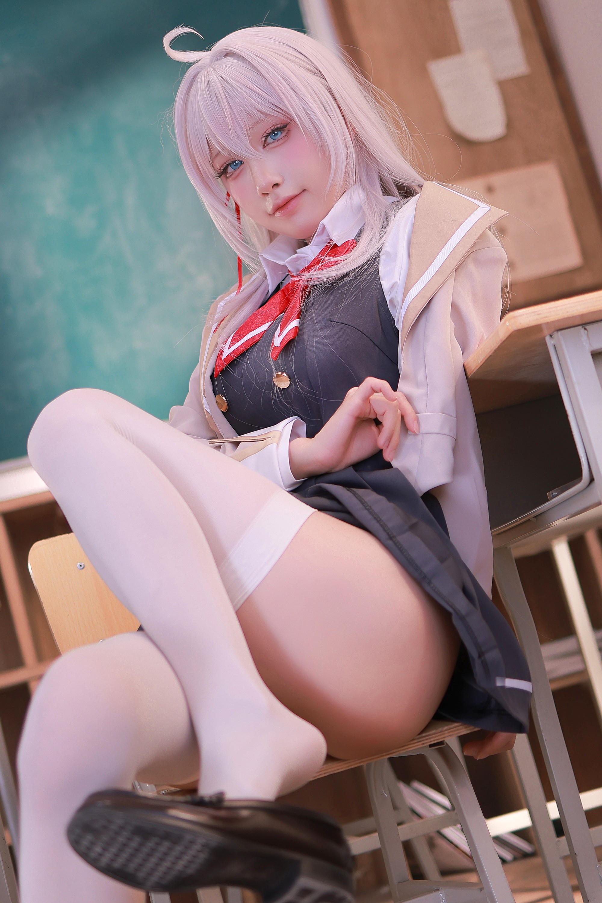 ชุดภาพคอสเพลย์ห้องเรียน Mizumiao Aqua Alya Classmate
