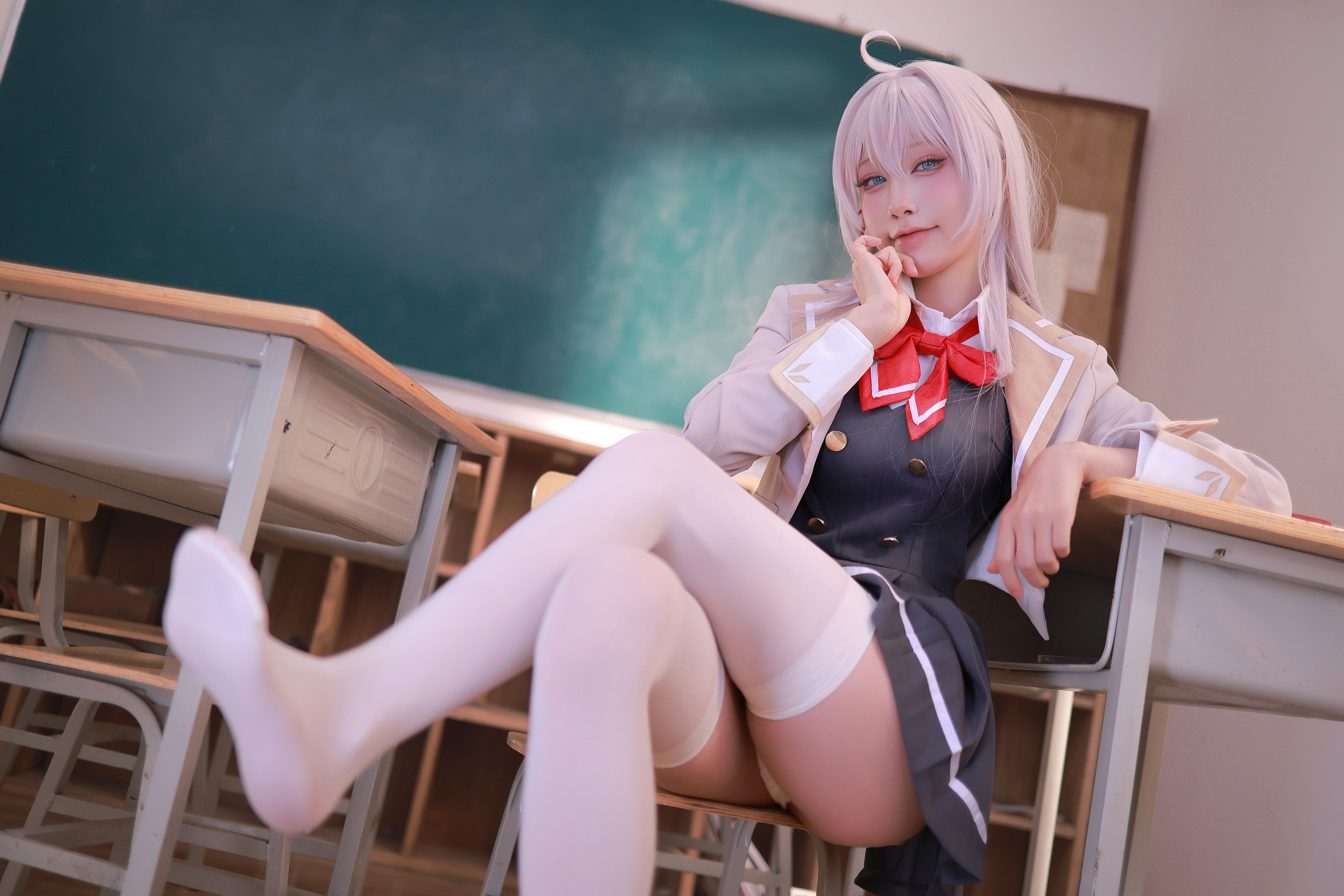 ชุดภาพคอสเพลย์ห้องเรียน Mizumiao Aqua Alya Classmate