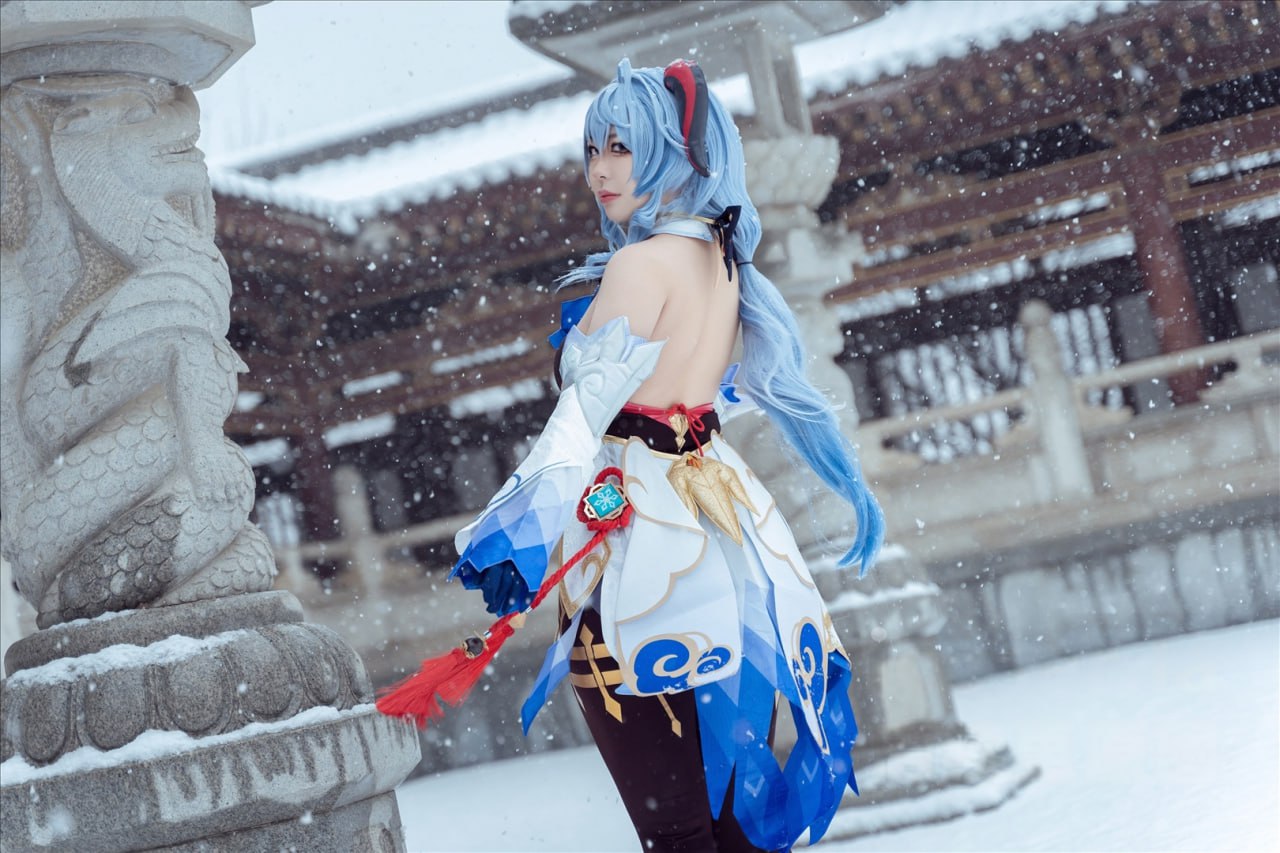 虎森森 - 原神 甘雨 雪景 42P