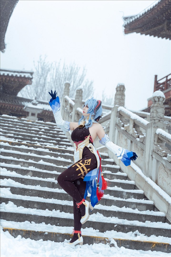 Hu Sen Sen - Genshin Impact Ganyu Snow Scene 42P
