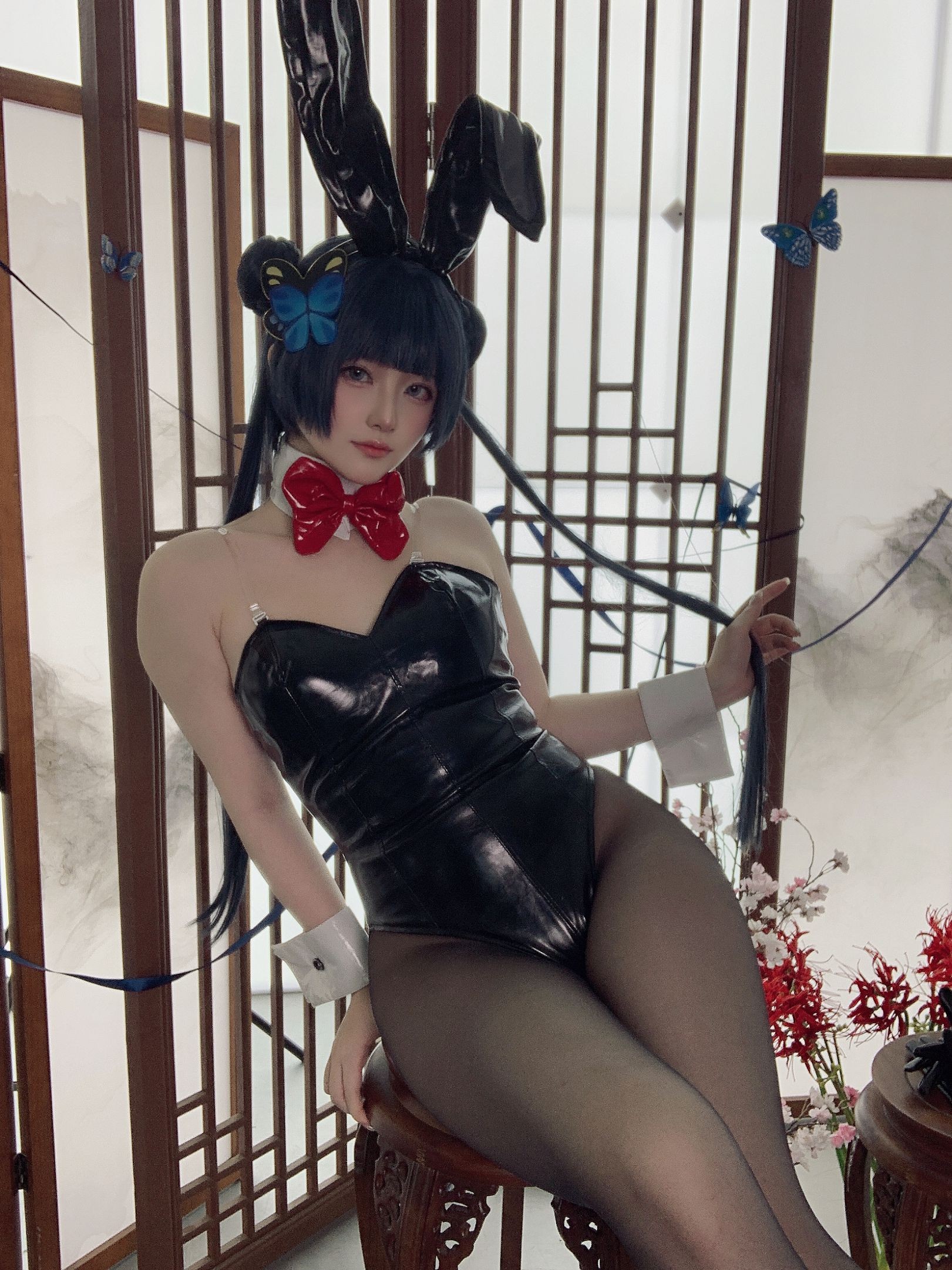 Yuyu - Blue Archive Long Hoa Phi Sắc Thỏ Nữ Lang