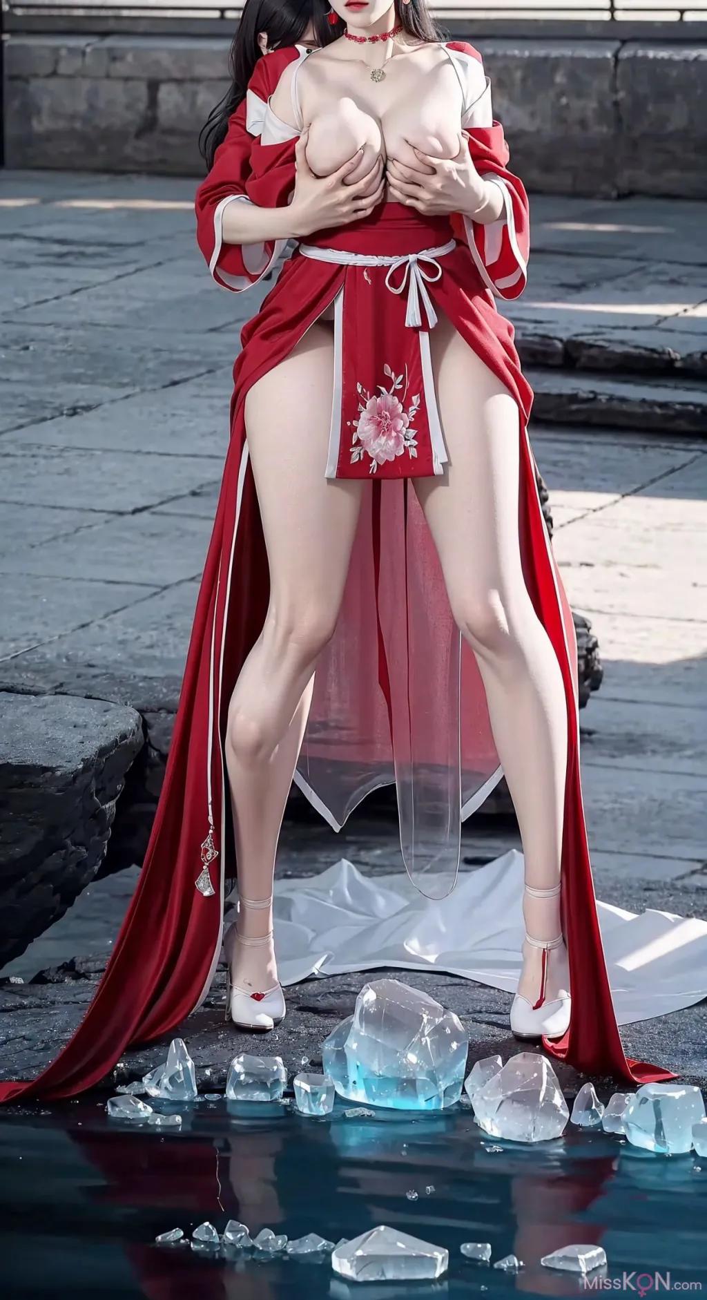 [AI Generated] 拟实画风 Vol.186: 古风气质旗袍 (104 photos)