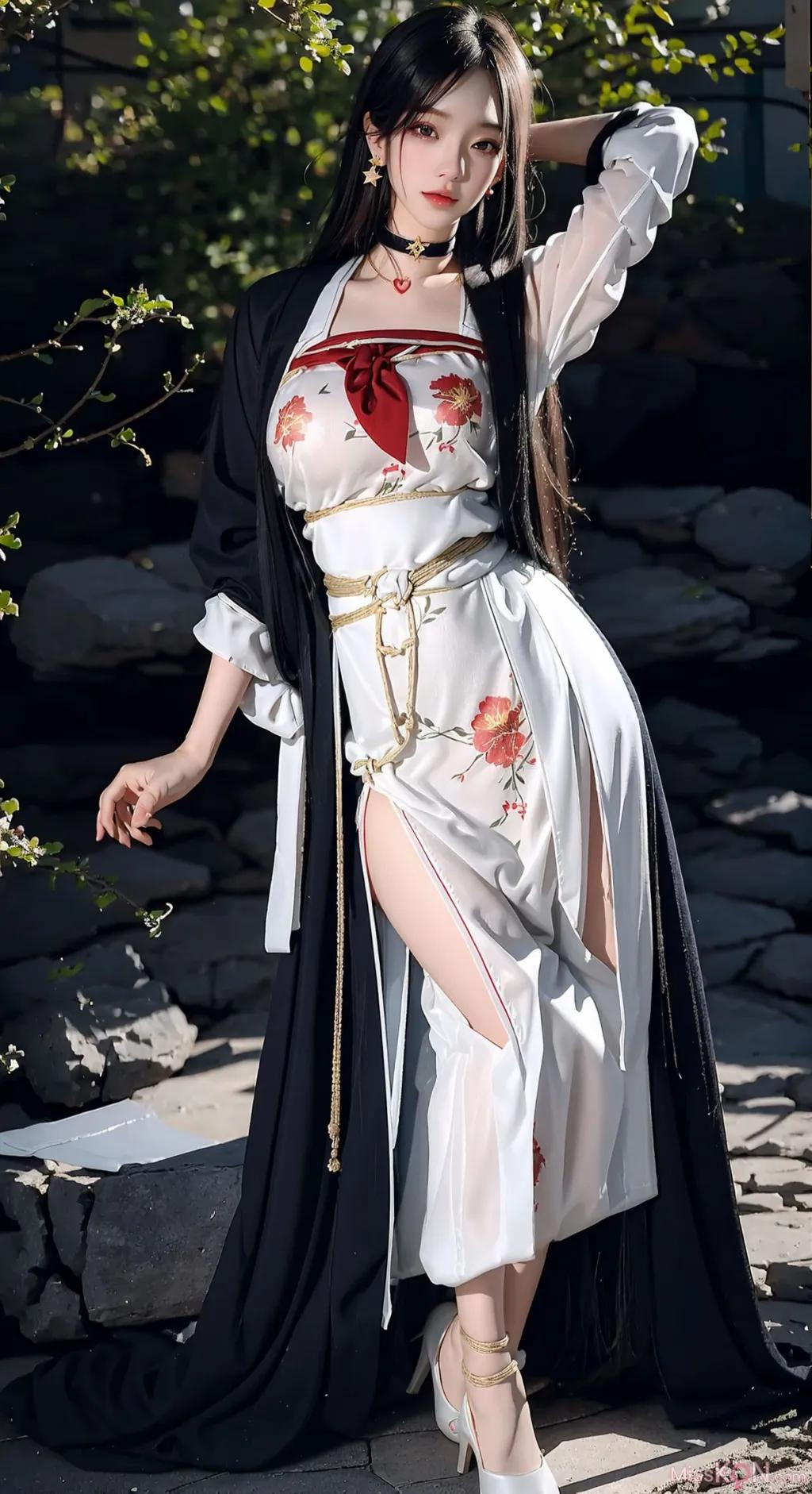 [AI Generated] 拟实画风 Vol.186: 古风气质旗袍 (104 photos)