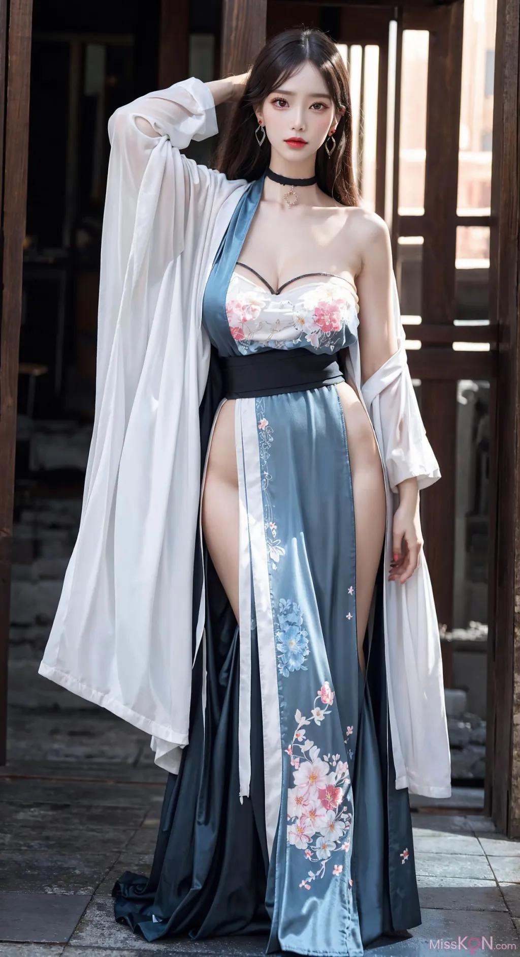 AI Generated] Realistic Art Style Vol.186: Ancient Style Temperament Qipao (104 photos)