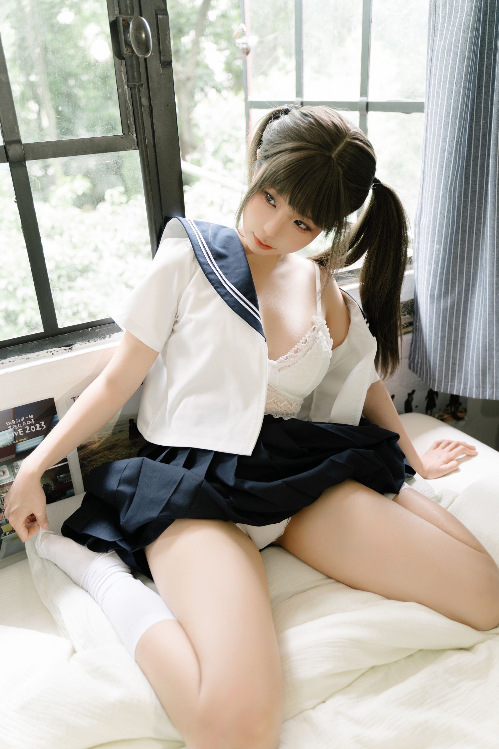 蠢沫沫《小歇》99P 清纯写真套图