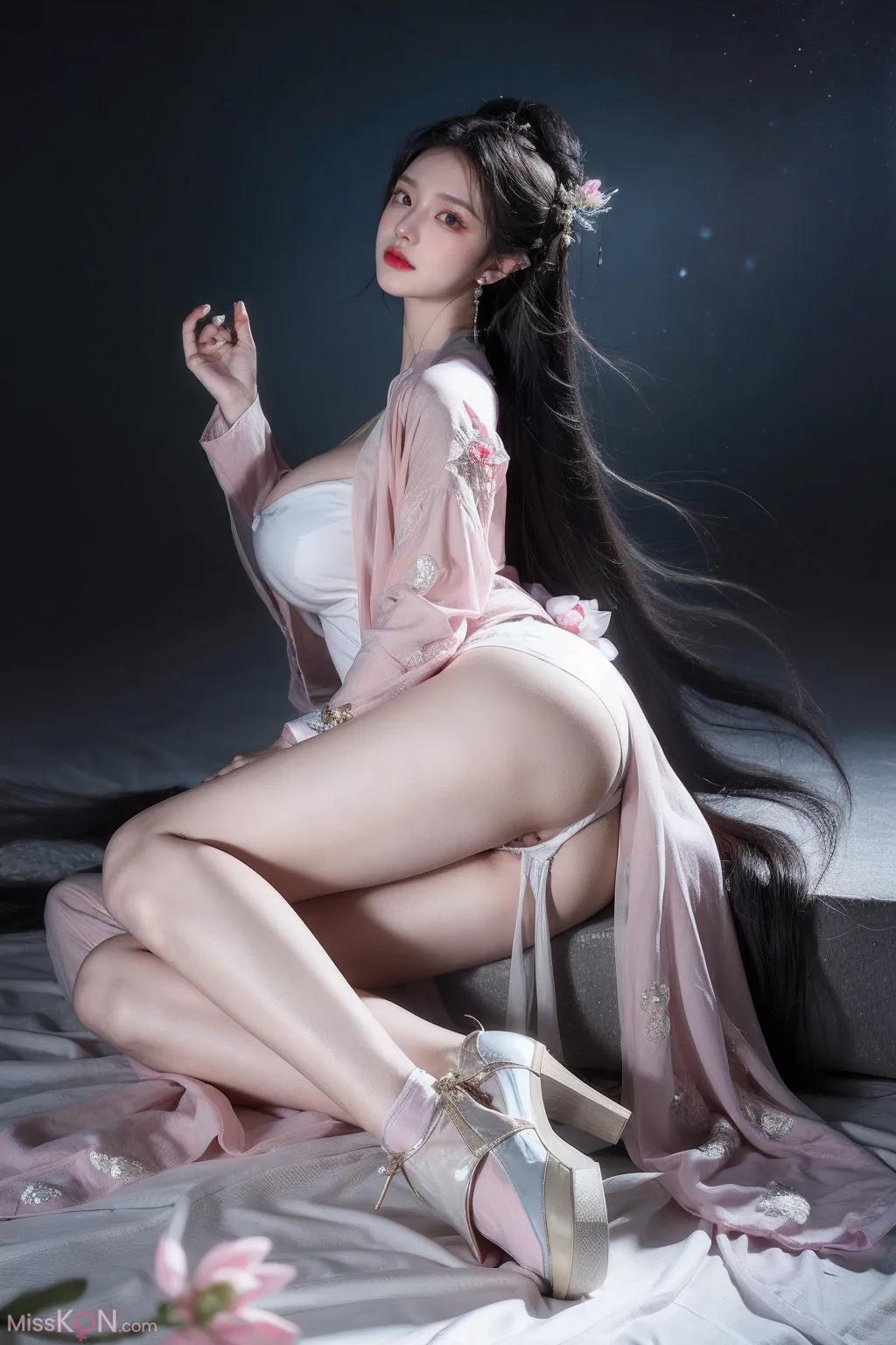 [AI Generated] 拟实画风 Vol.187: 古今结合美佳人 (76 photos)