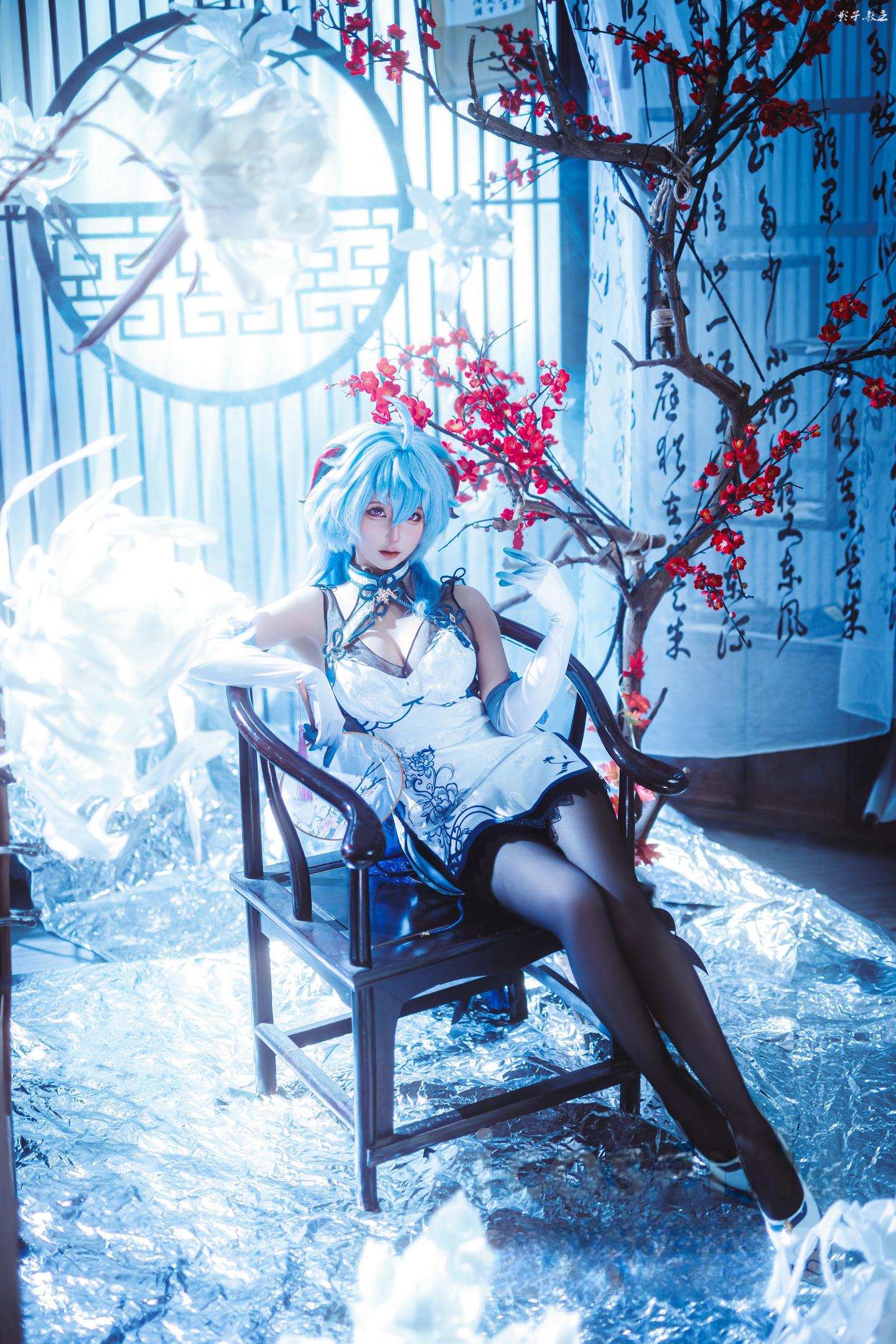 Chun Momo - Genshin Impact Ganyu Qipao