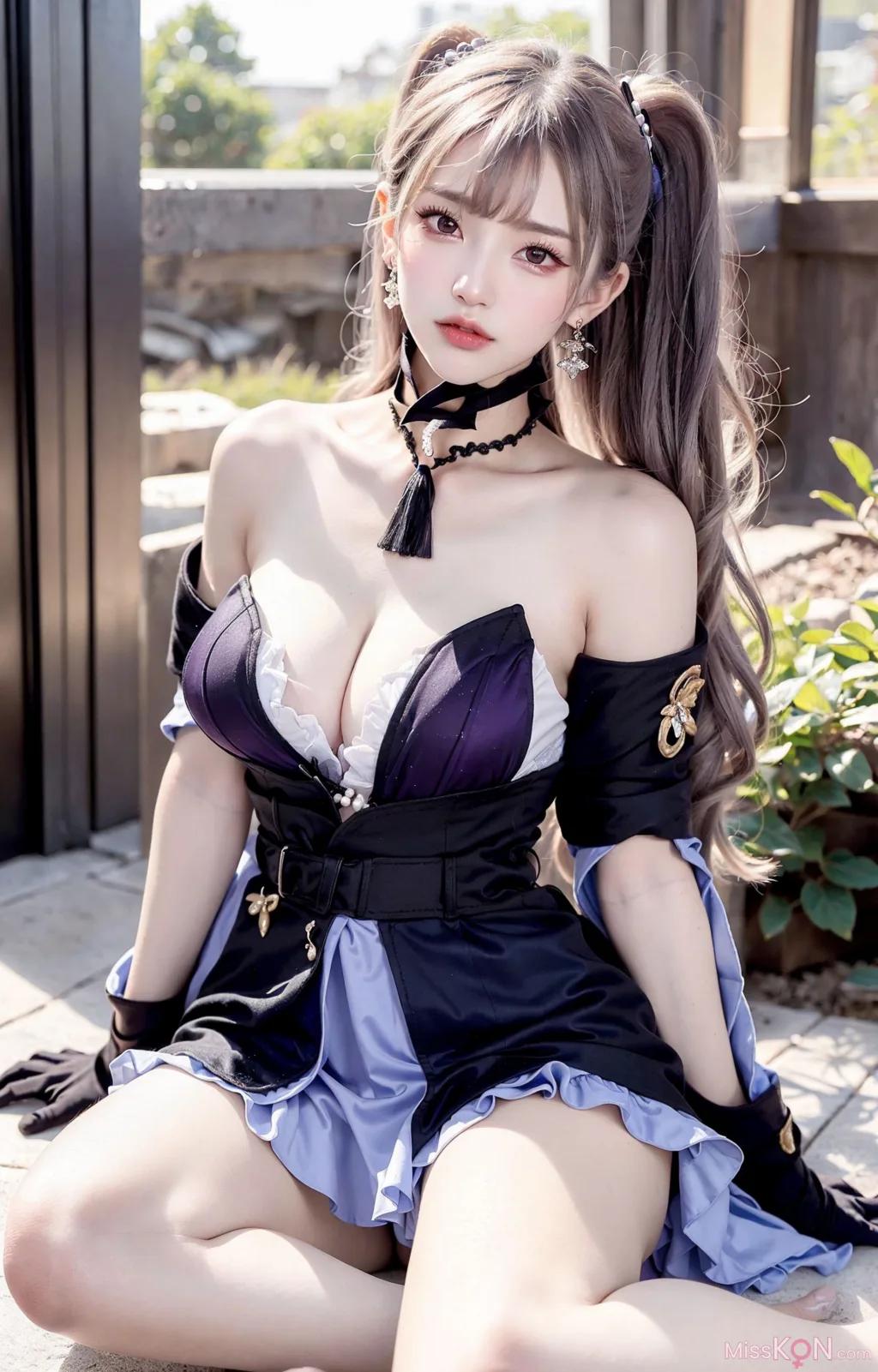 AI 生成] 擬實畫風 Vol.216 刻晴 (175 張照片)