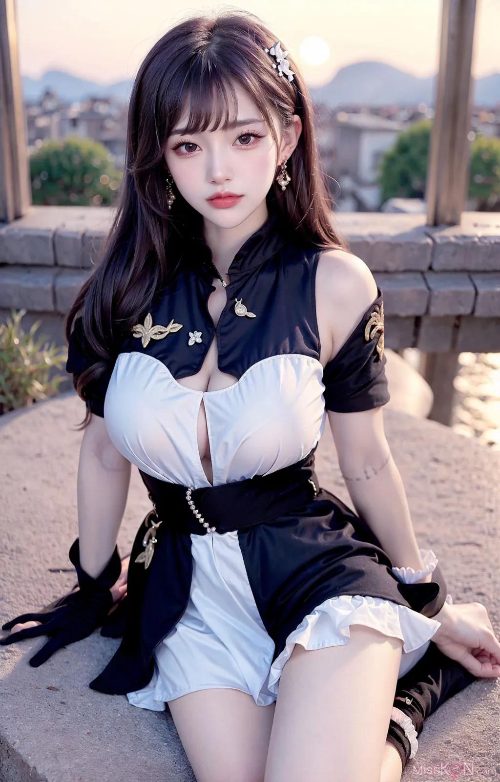 AI Generated Pseudo-Realistic Art Style Vol. 216 Keqing (175 photos)