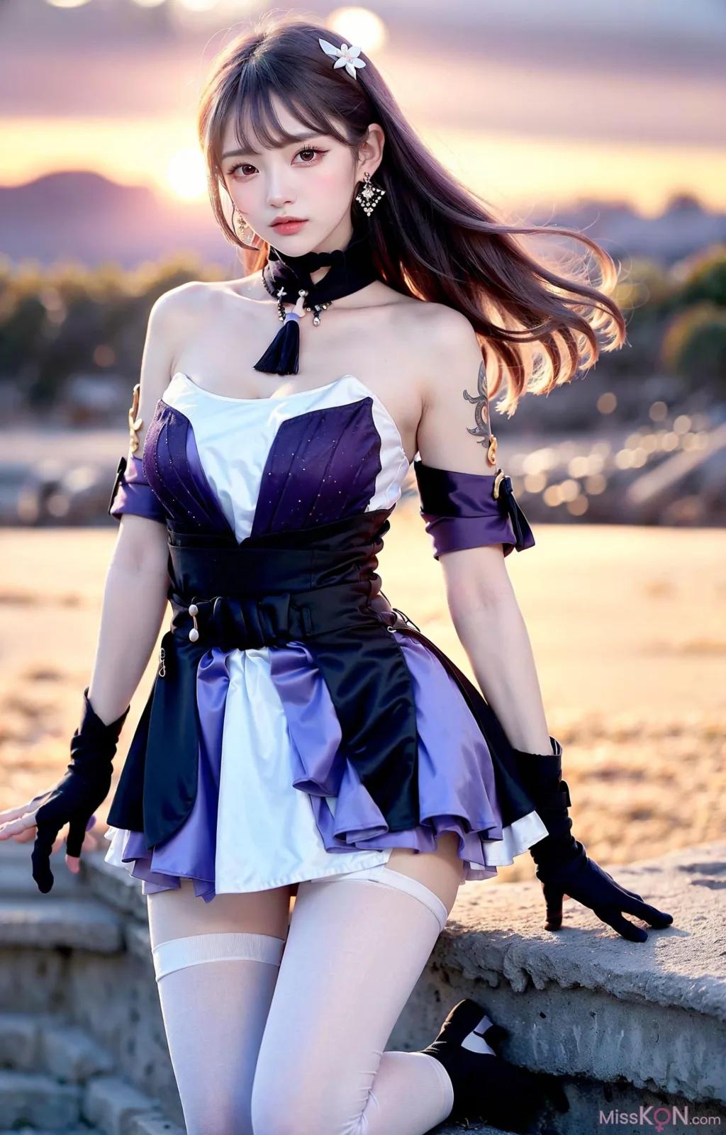 AI Generated Pseudo-Realistic Art Style Vol. 216 Keqing (175 photos)