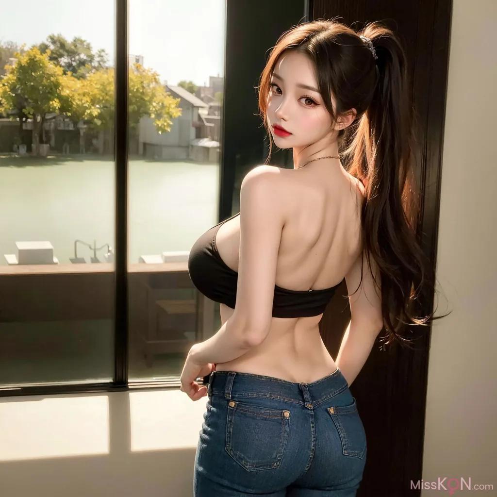 AI 生成] 擬実画風 Vol.218: 肥臀 (121枚の写真)