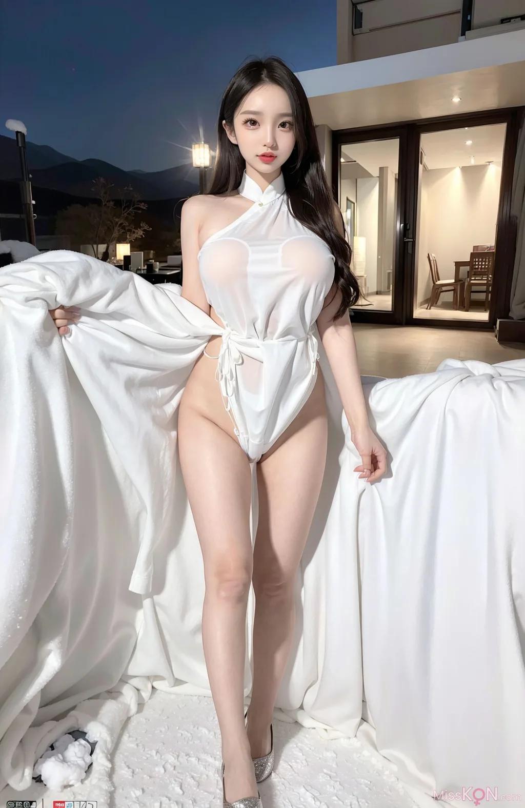 AI 生成] 擬似実画風 Vol.223: パンティホース & スノー (174枚の写真)