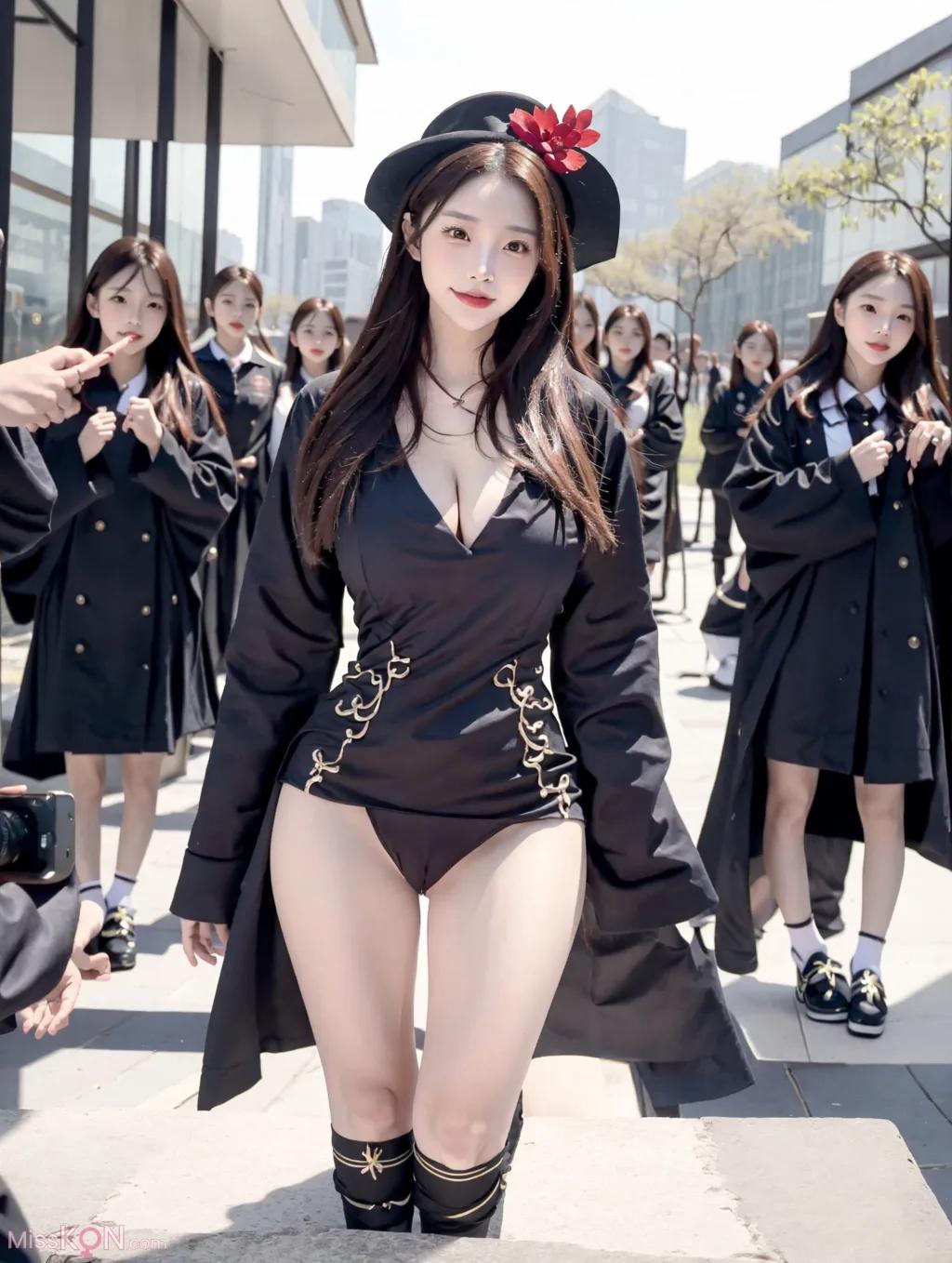 [AI Generated] 拟实画风 Vol.228: Hu Tao & Gen Shin (128 photos)