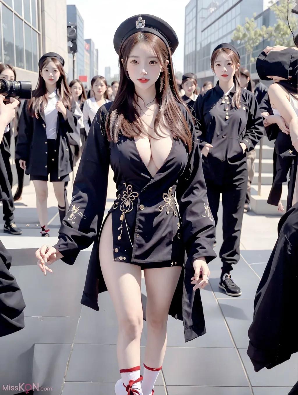 [AI Generated] 拟实画风 Vol.228: Hu Tao & Gen Shin (128 photos)