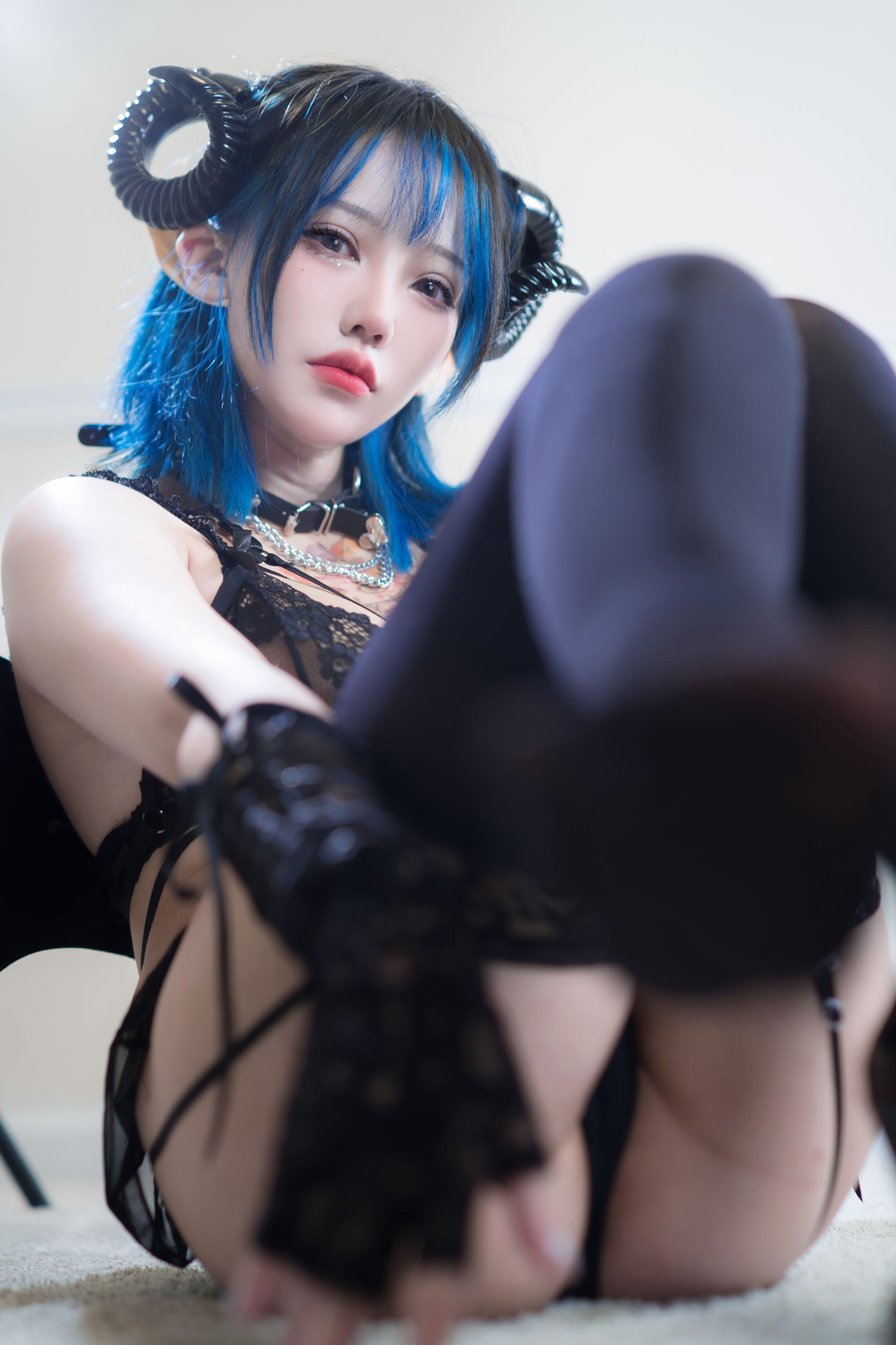 洛洛子 - 深蓝魅魔 46P