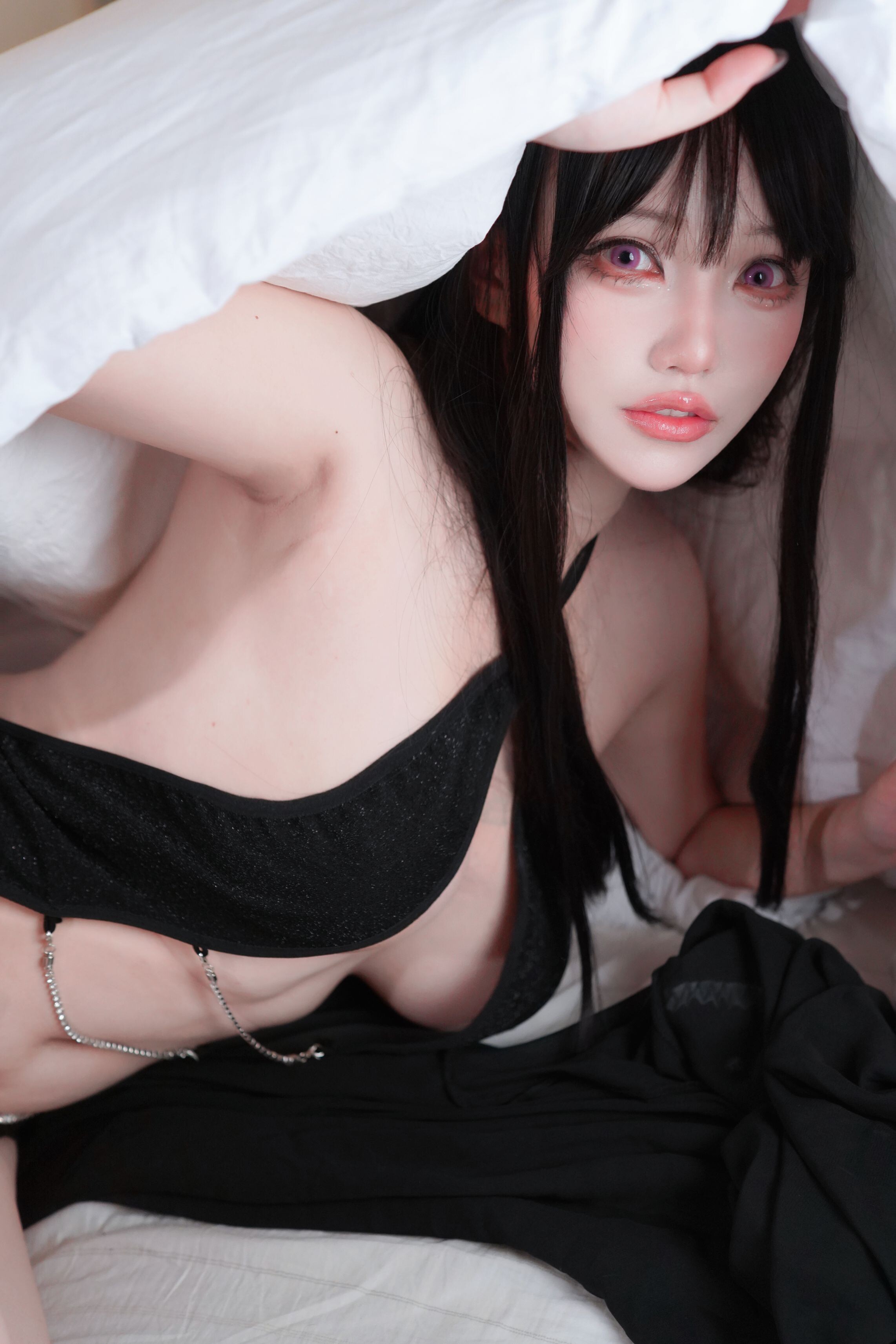Lạc Lạc Tử - Đen Dài Thẳng 49P
