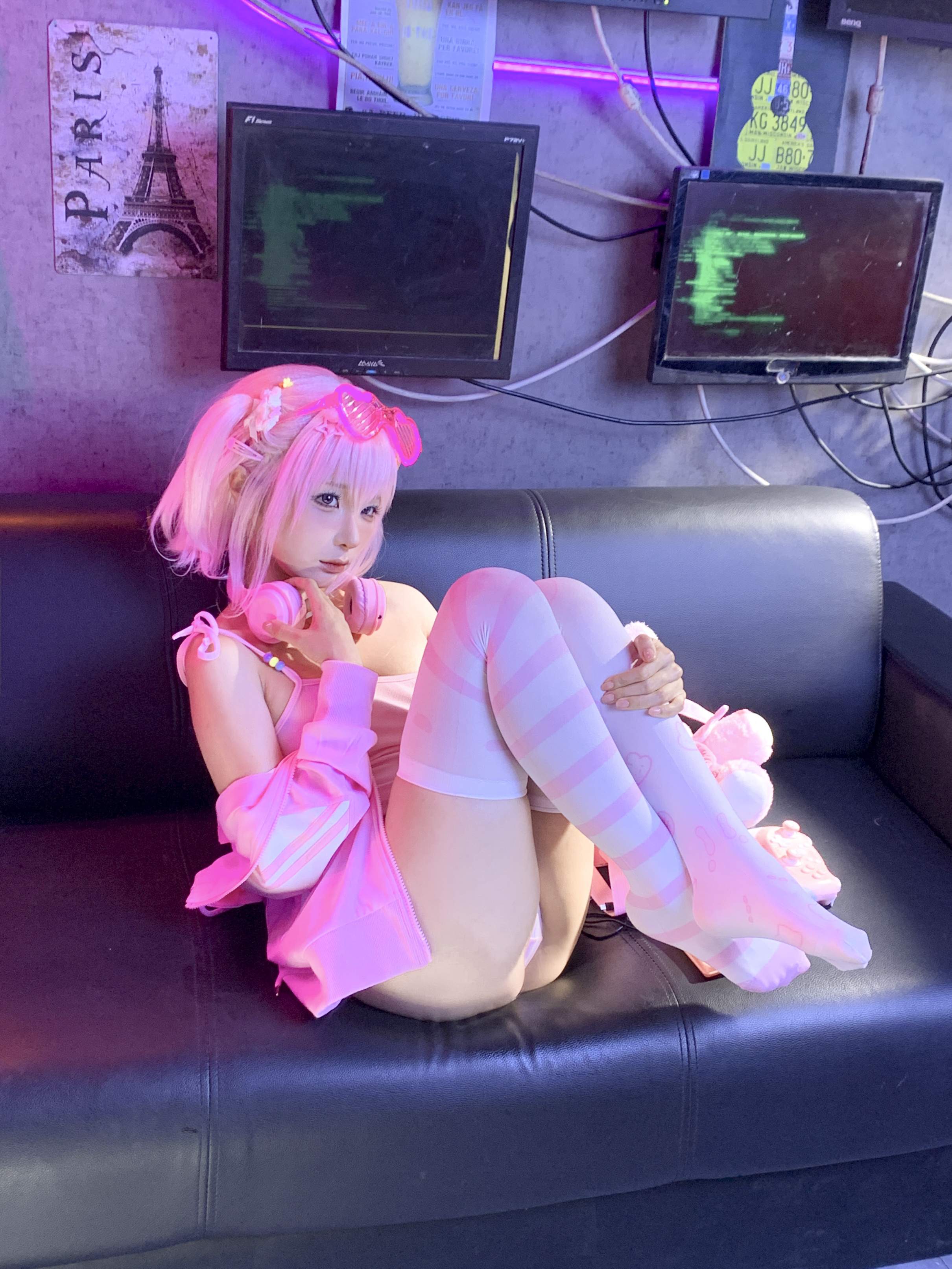 蠢沫沫《電競少女》342P1V Cosplay寫真套圖