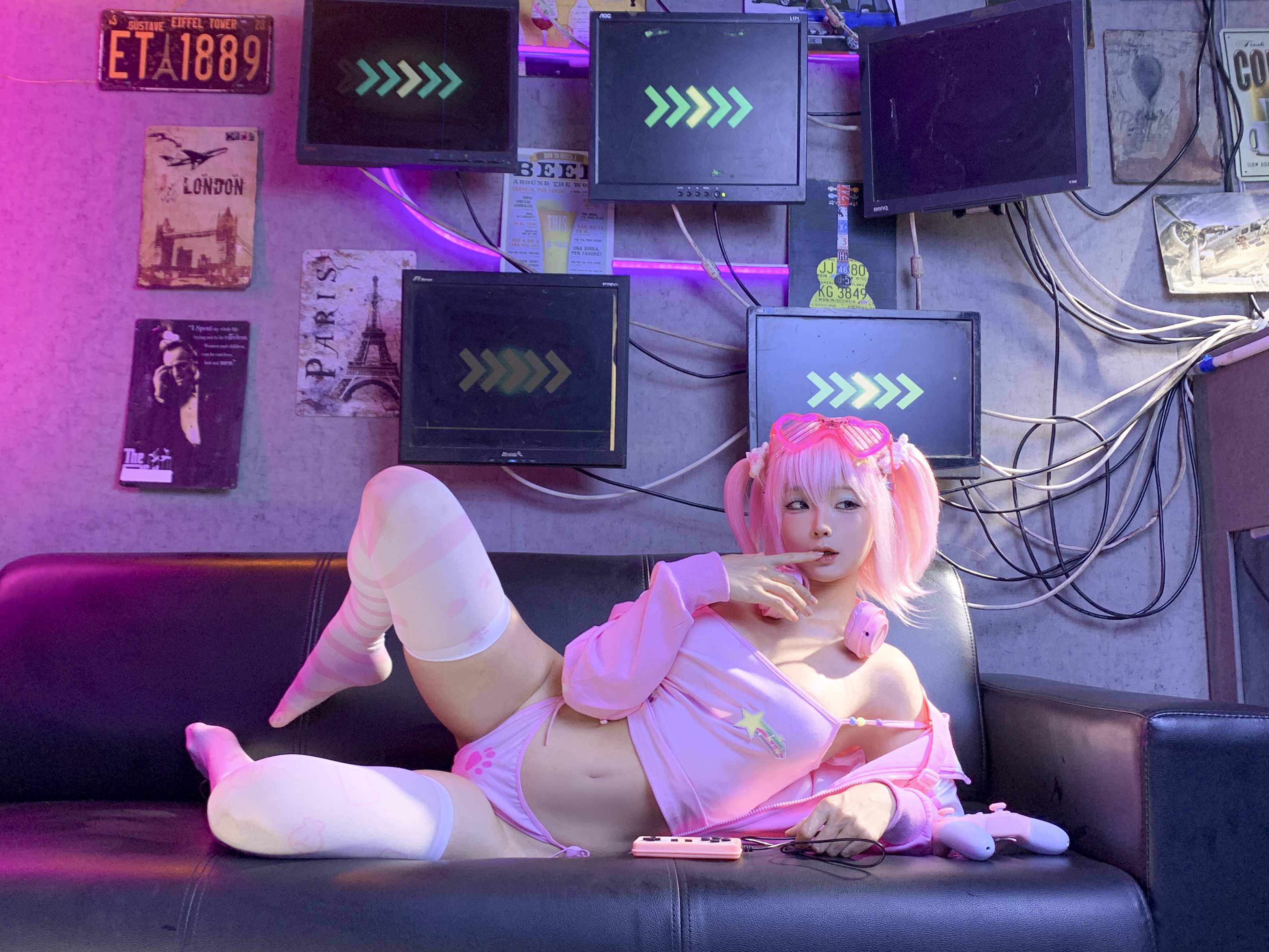 Chun Momo 'e스포츠 소녀' 342P1V 코스프레 사진 세트