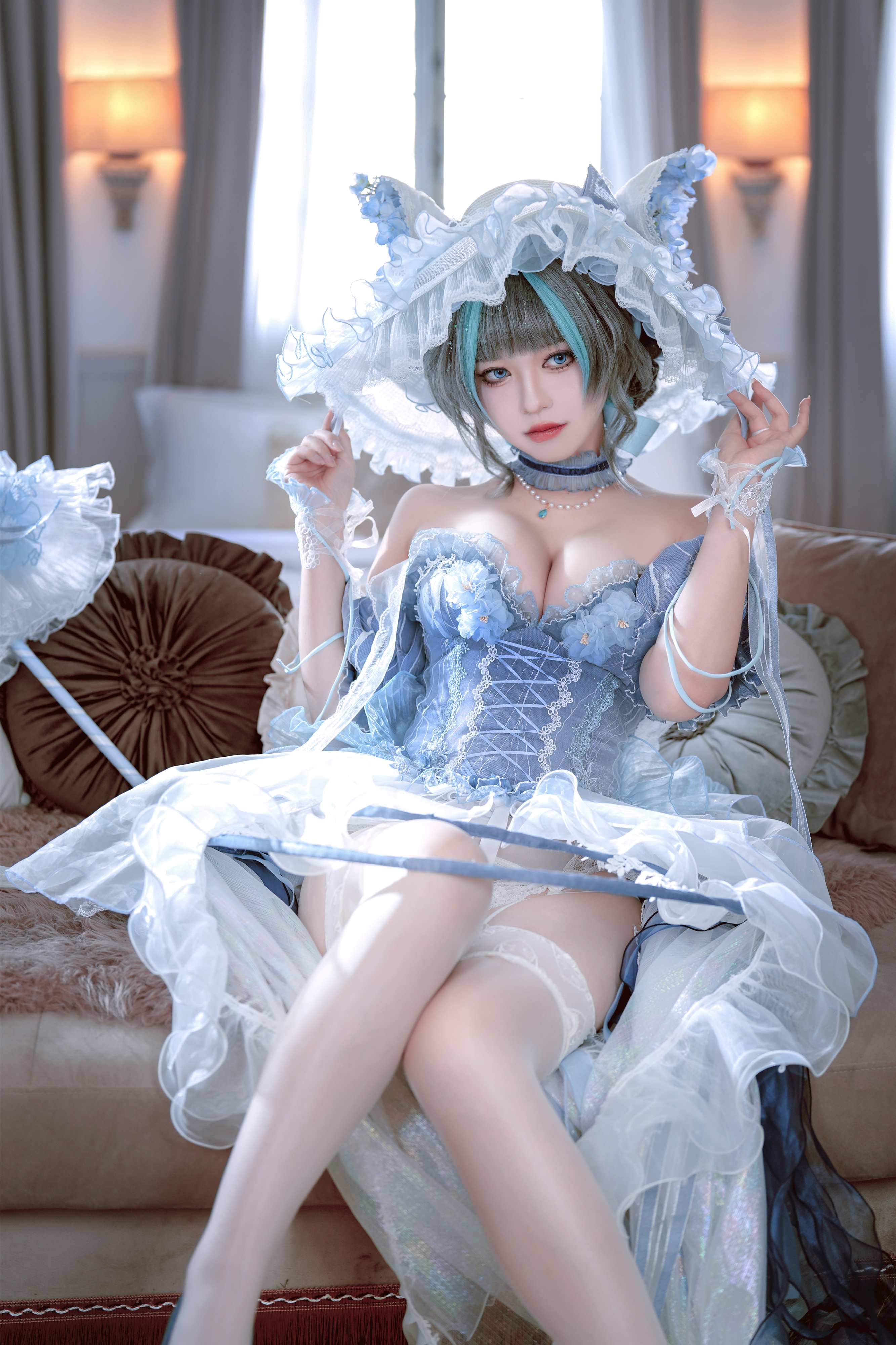 半半子 Cheshire廢稿禮裝 Cosplay
