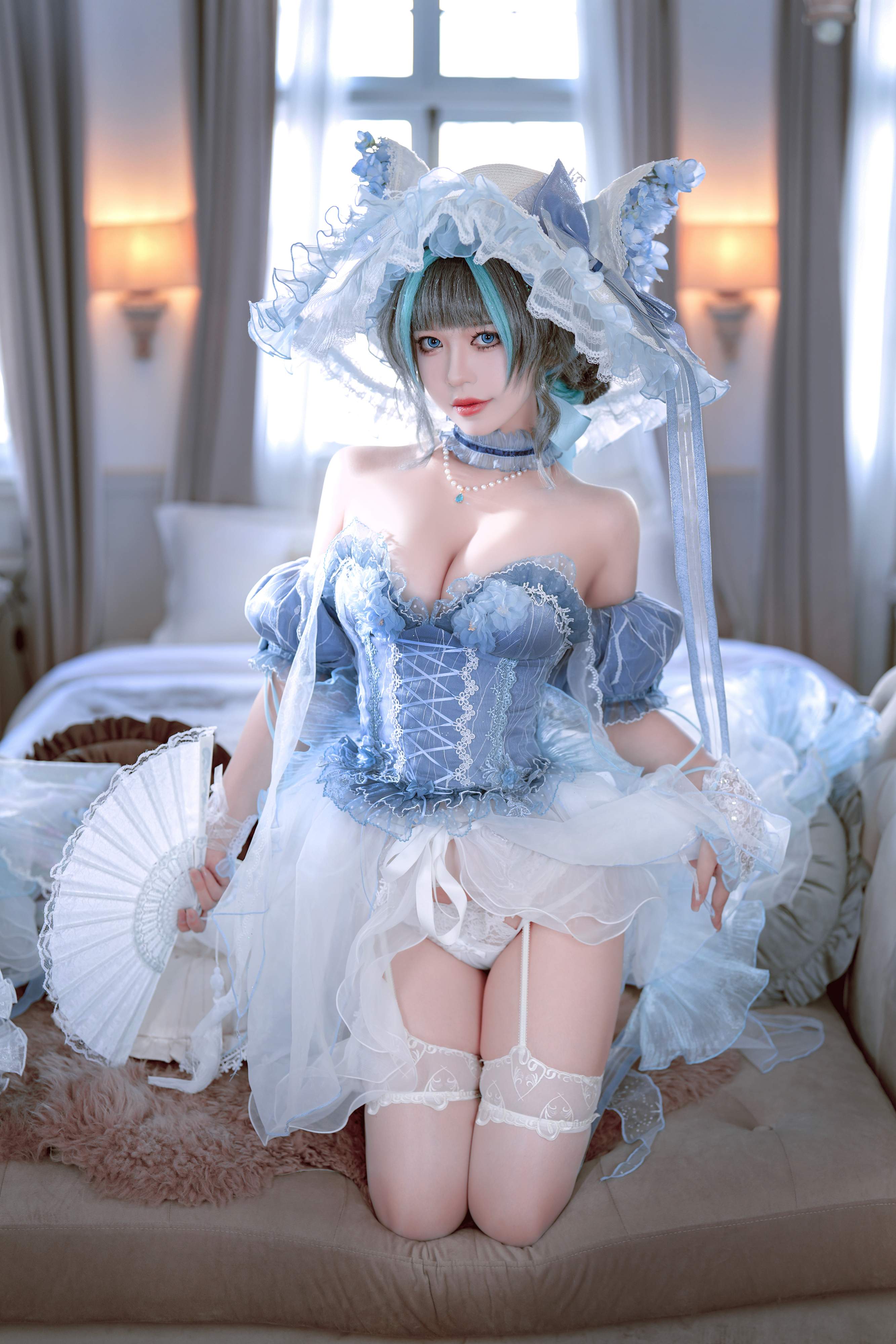 Ban Ban Zi Cosplay Cheshire Formal Dress