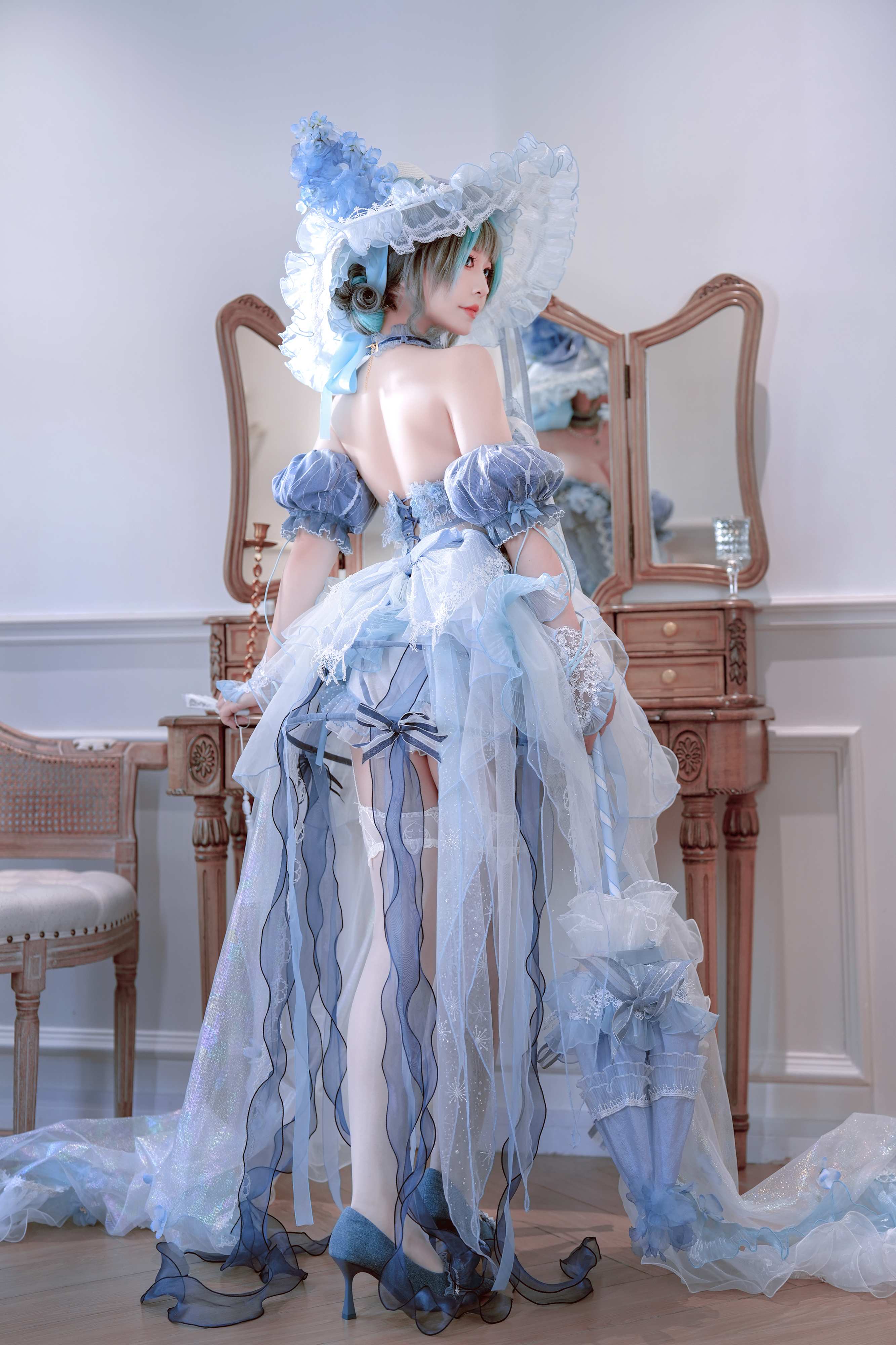 Ban Ban Zi Cheshire Formal Dress Cosplay